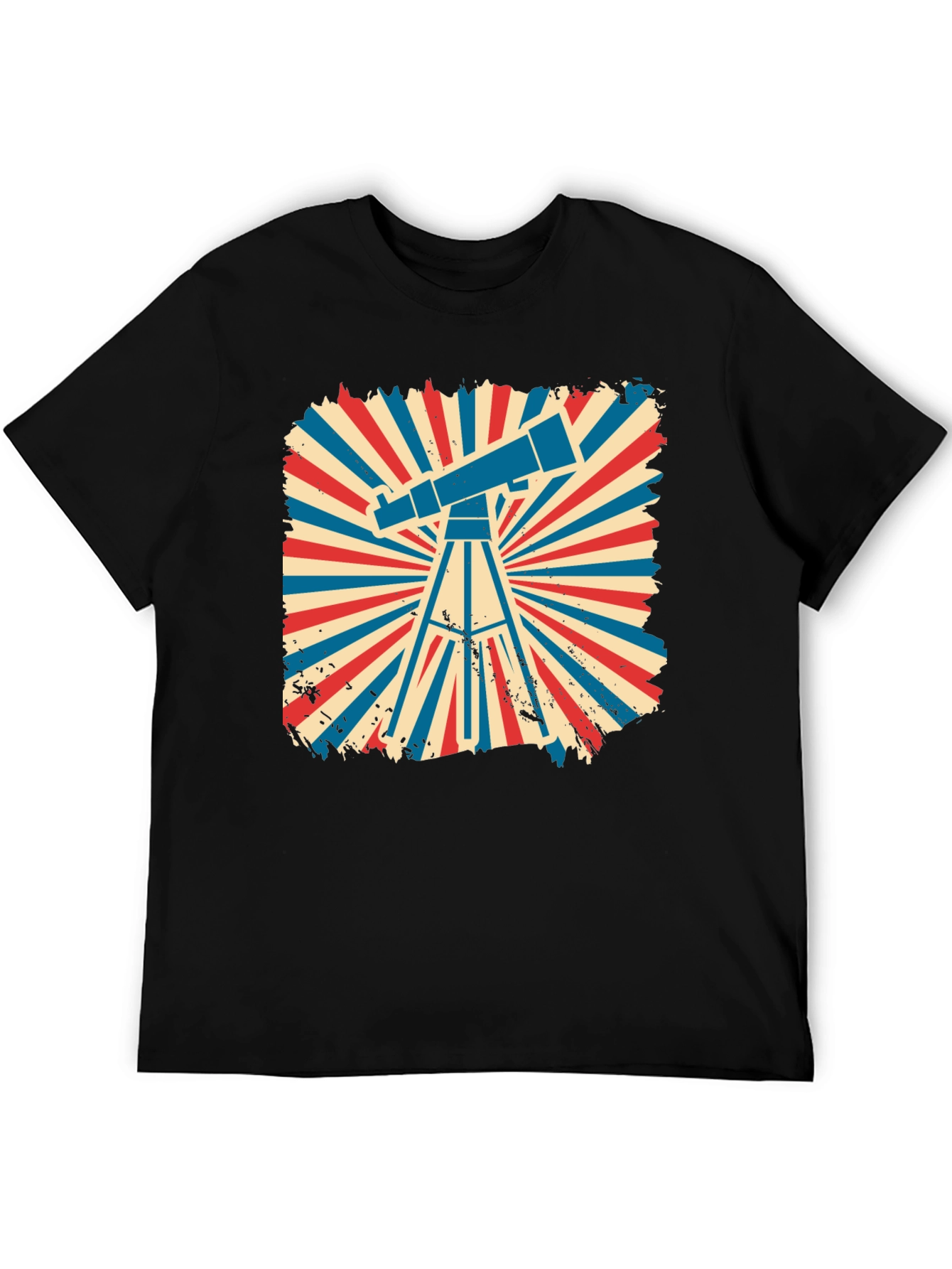Telescope Graphic Tee - Retro Design