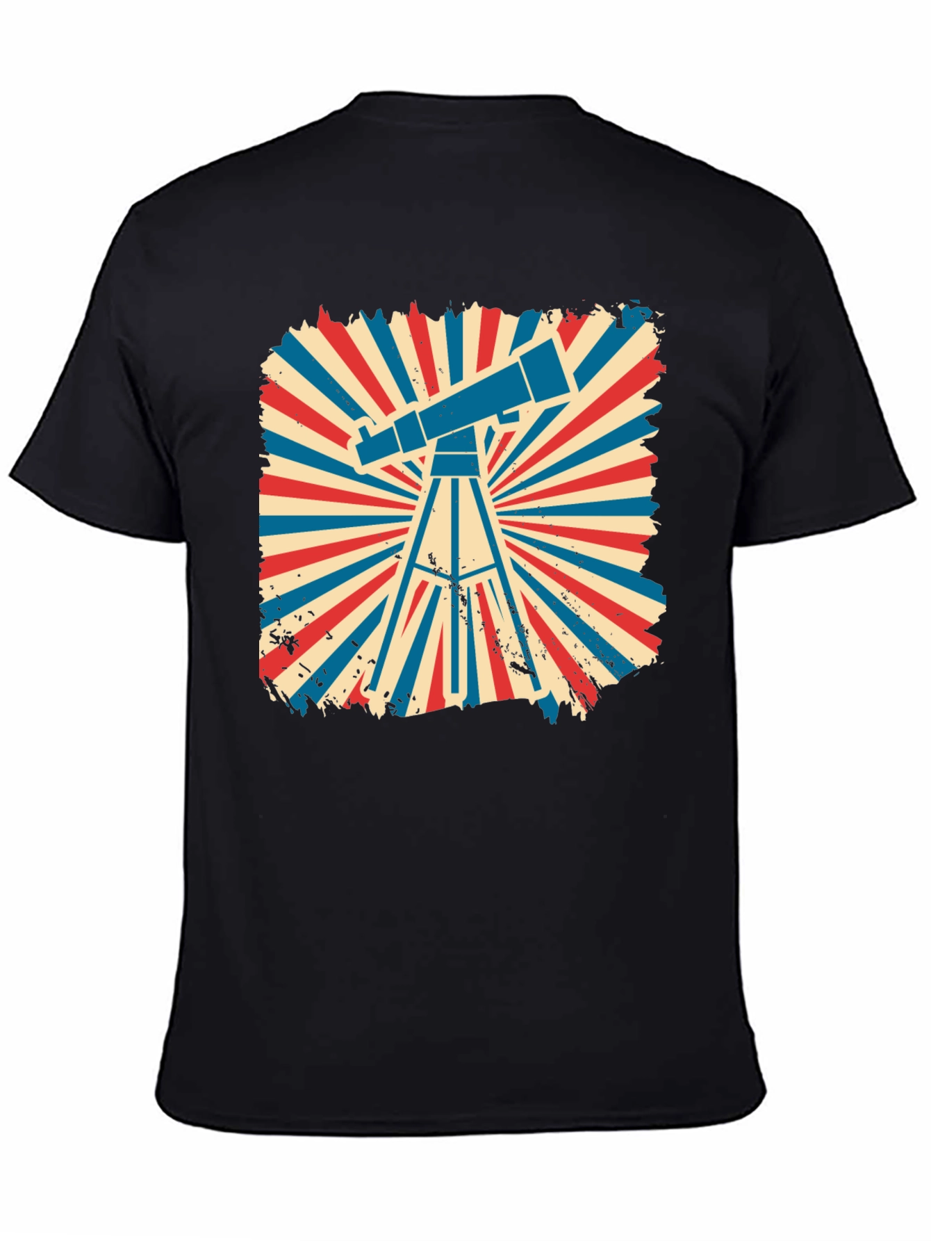 Telescope Graphic Tee - Retro Design