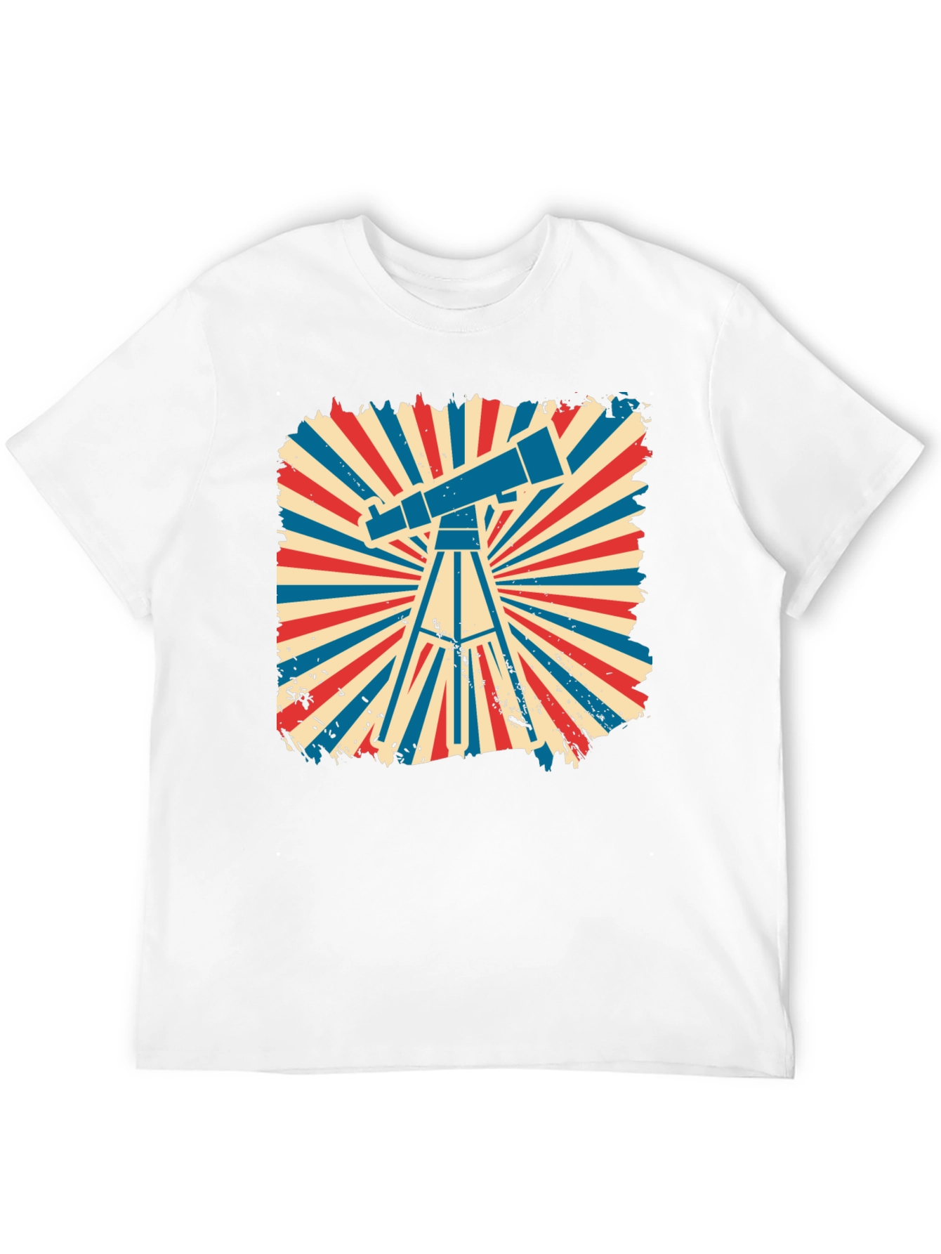 Telescope Graphic Tee - Retro Design