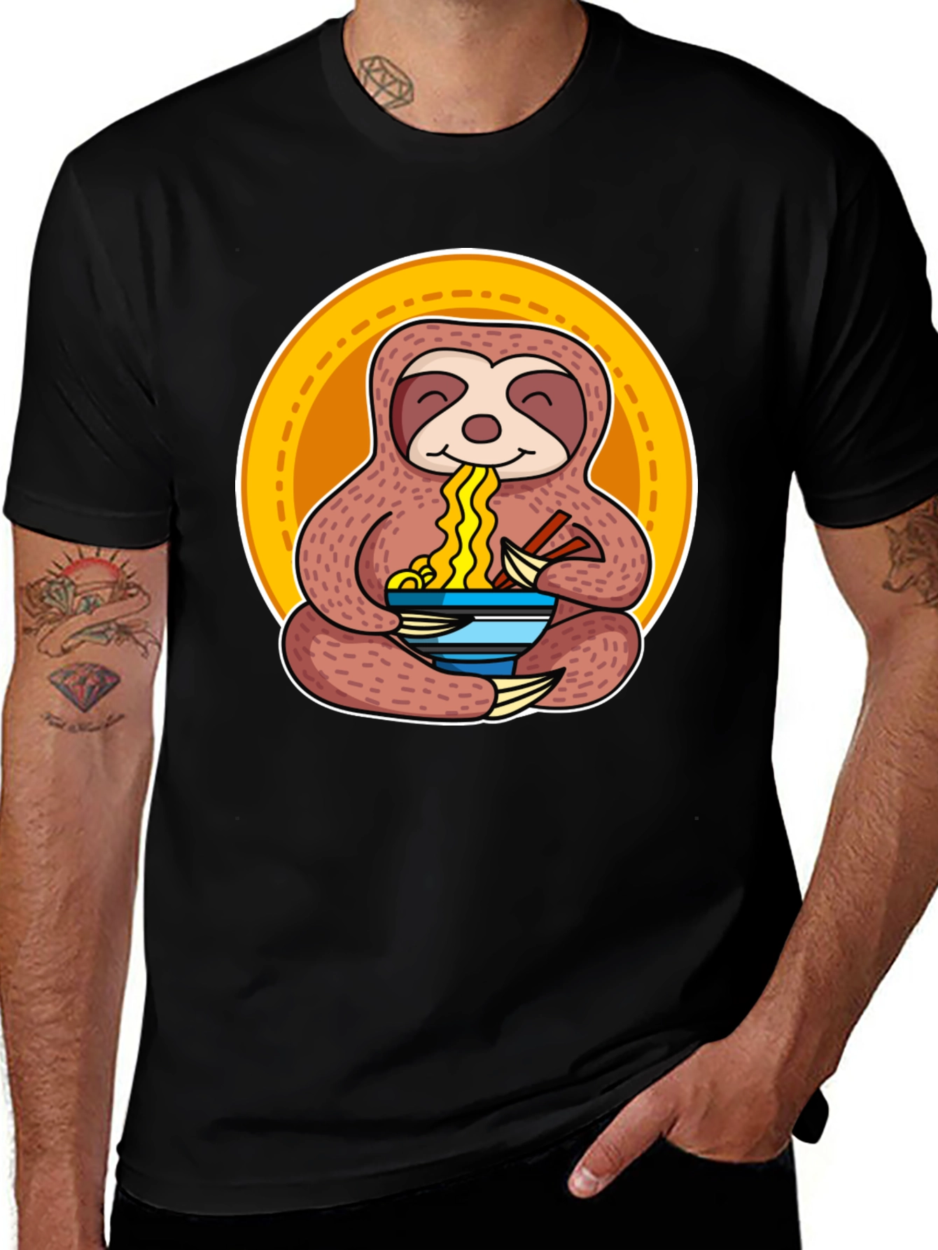 Sloth Ramen T-Shirt - Relaxed Fit