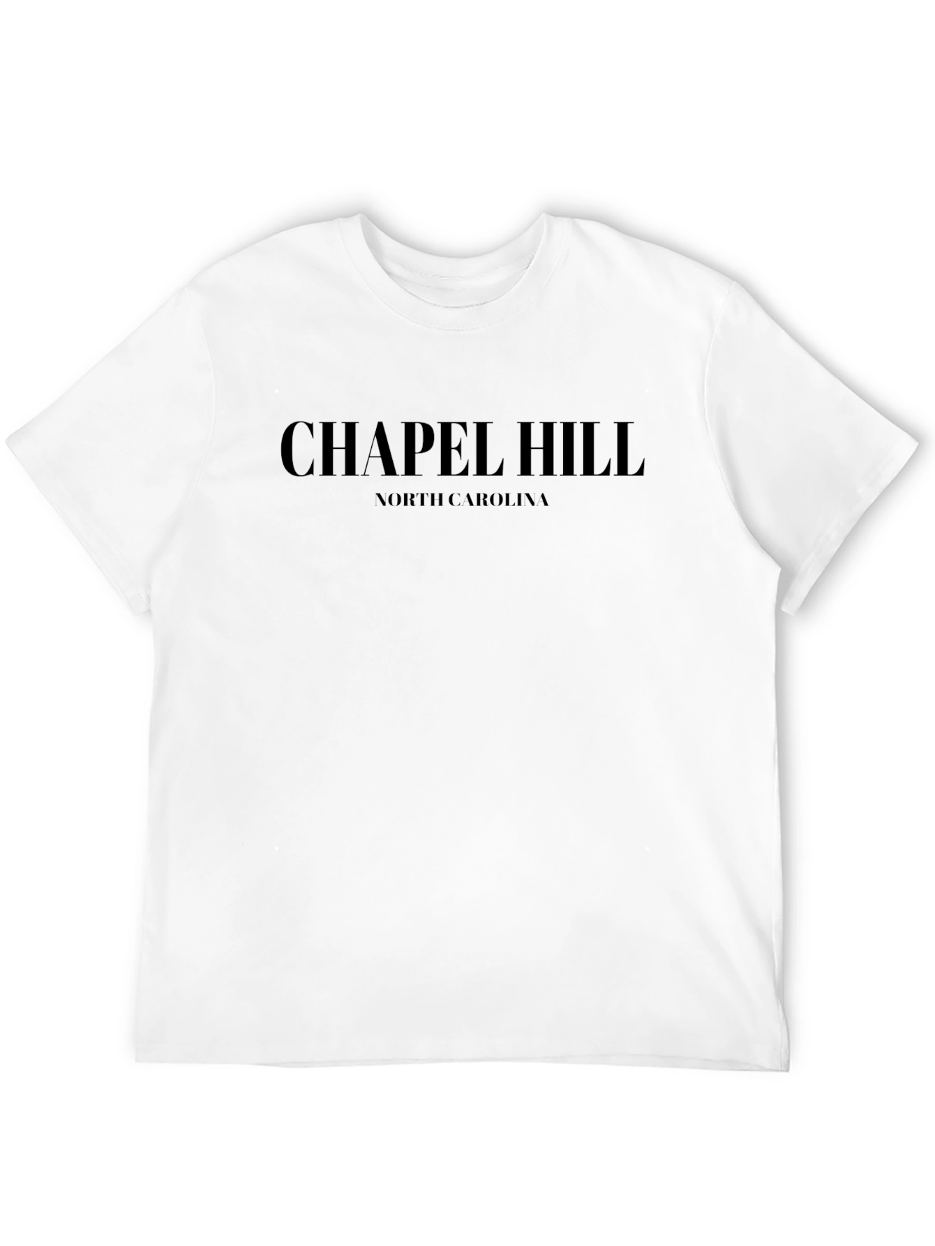 Chapel Hill North Carolina Black T-Shirt
