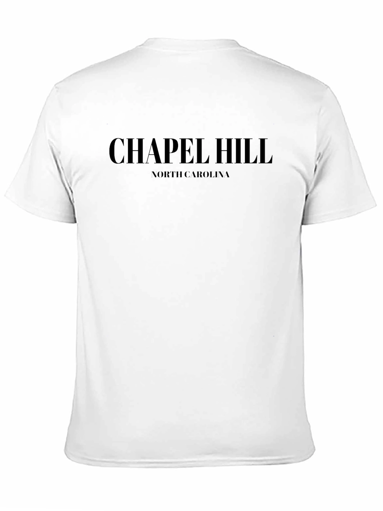 Chapel Hill North Carolina Black T-Shirt