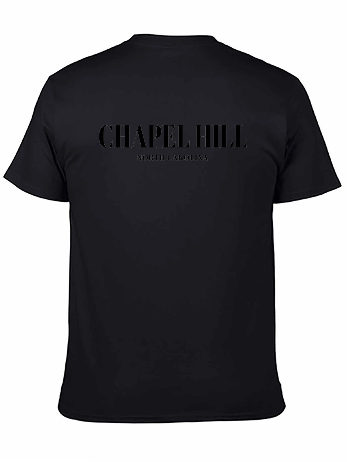 Chapel Hill North Carolina Black T-Shirt