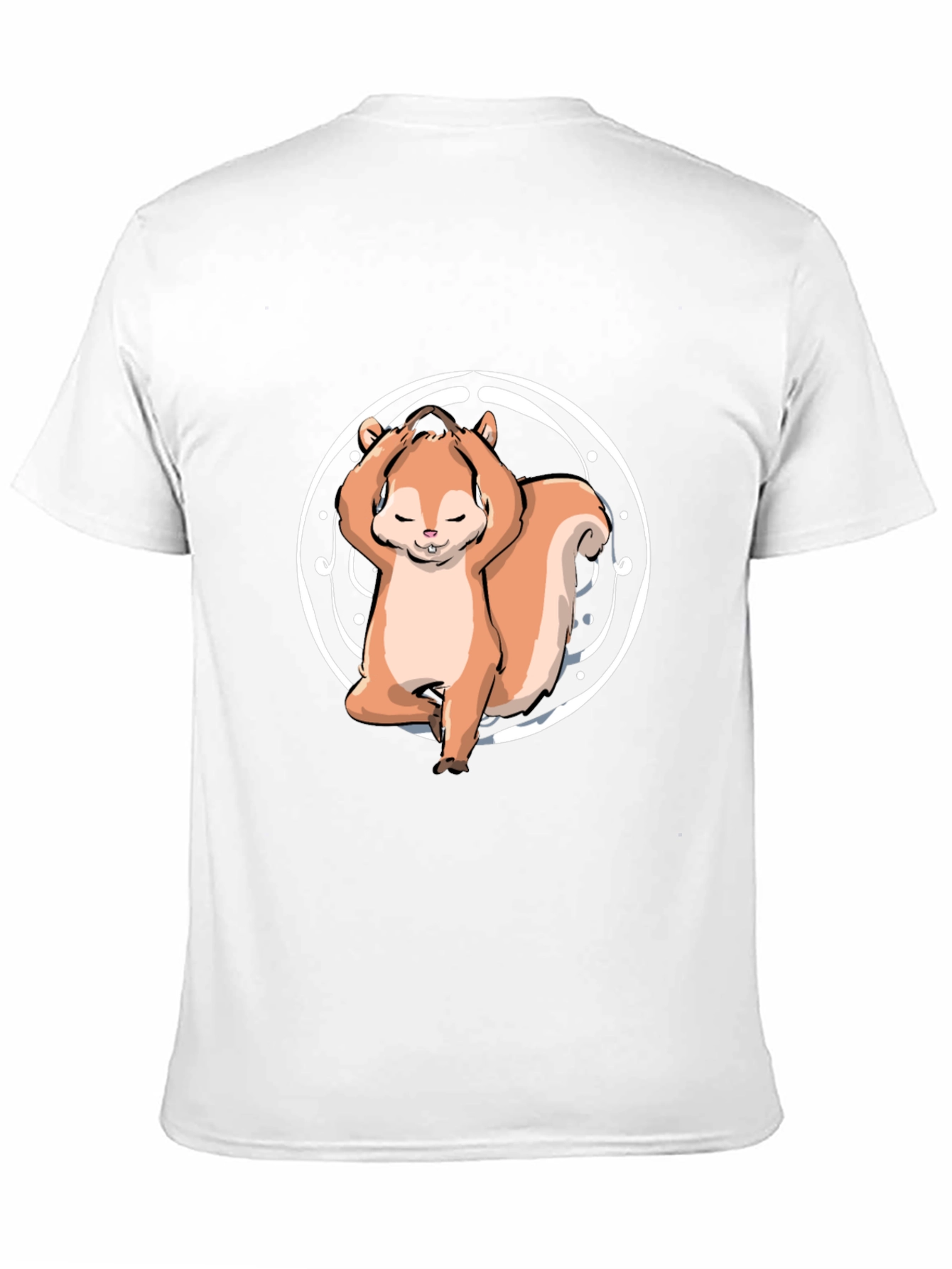 Yoga Squirrel Tee - Zen and Funny