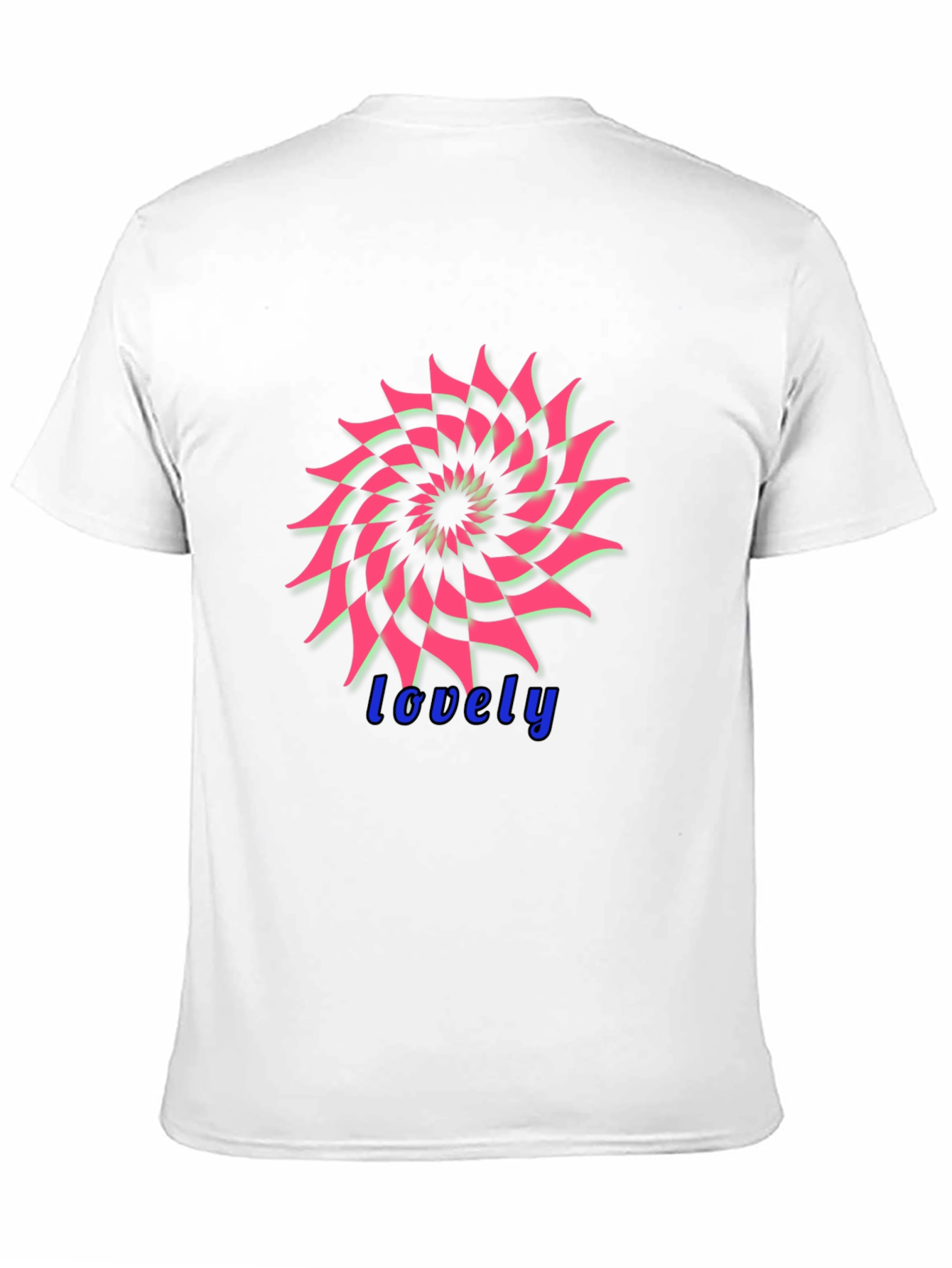 Geometric Pink Pattern T-Shirt