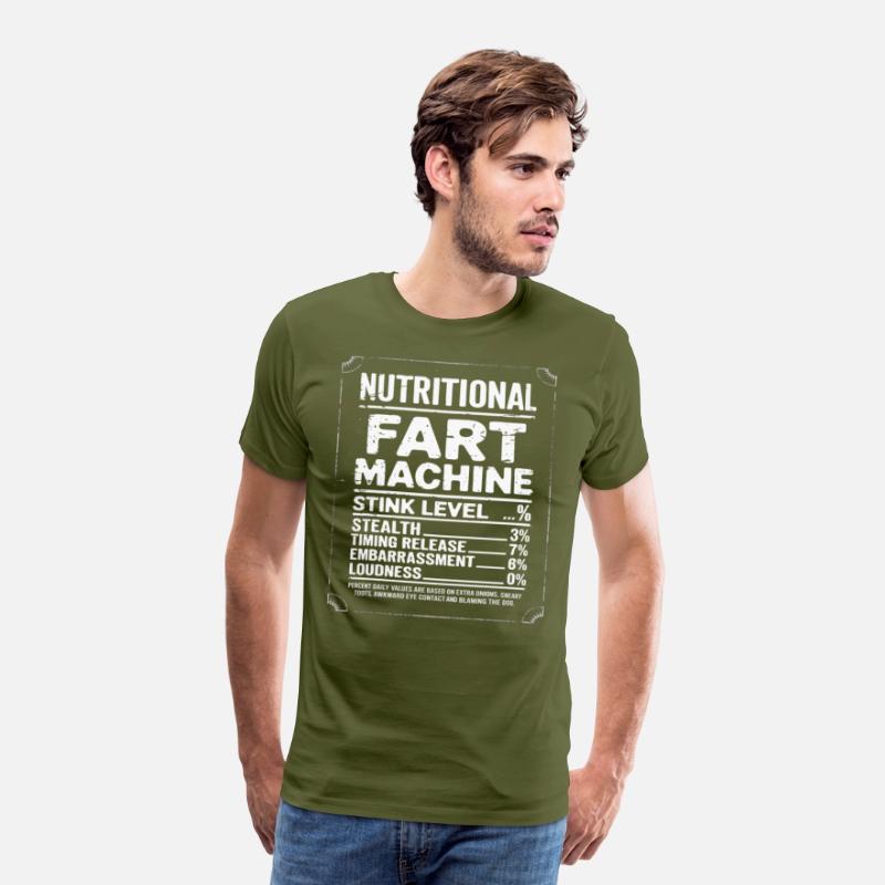 Nutritional Facts Fart Machine Funny Dad Humor