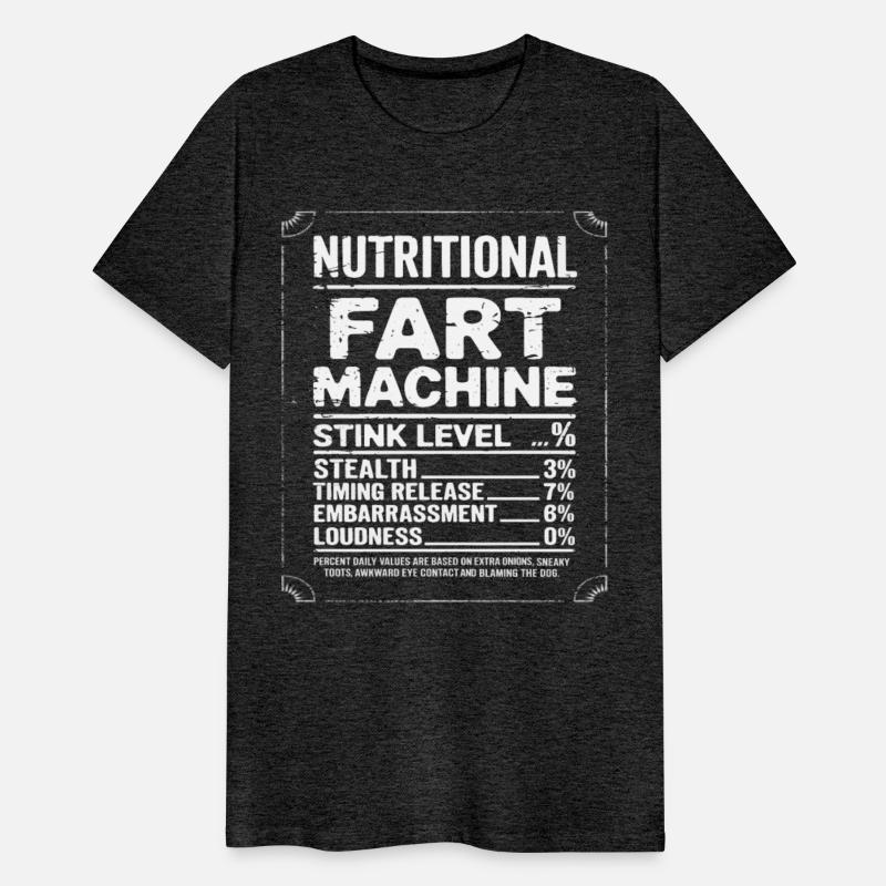 Nutritional Facts Fart Machine Funny Dad Humor