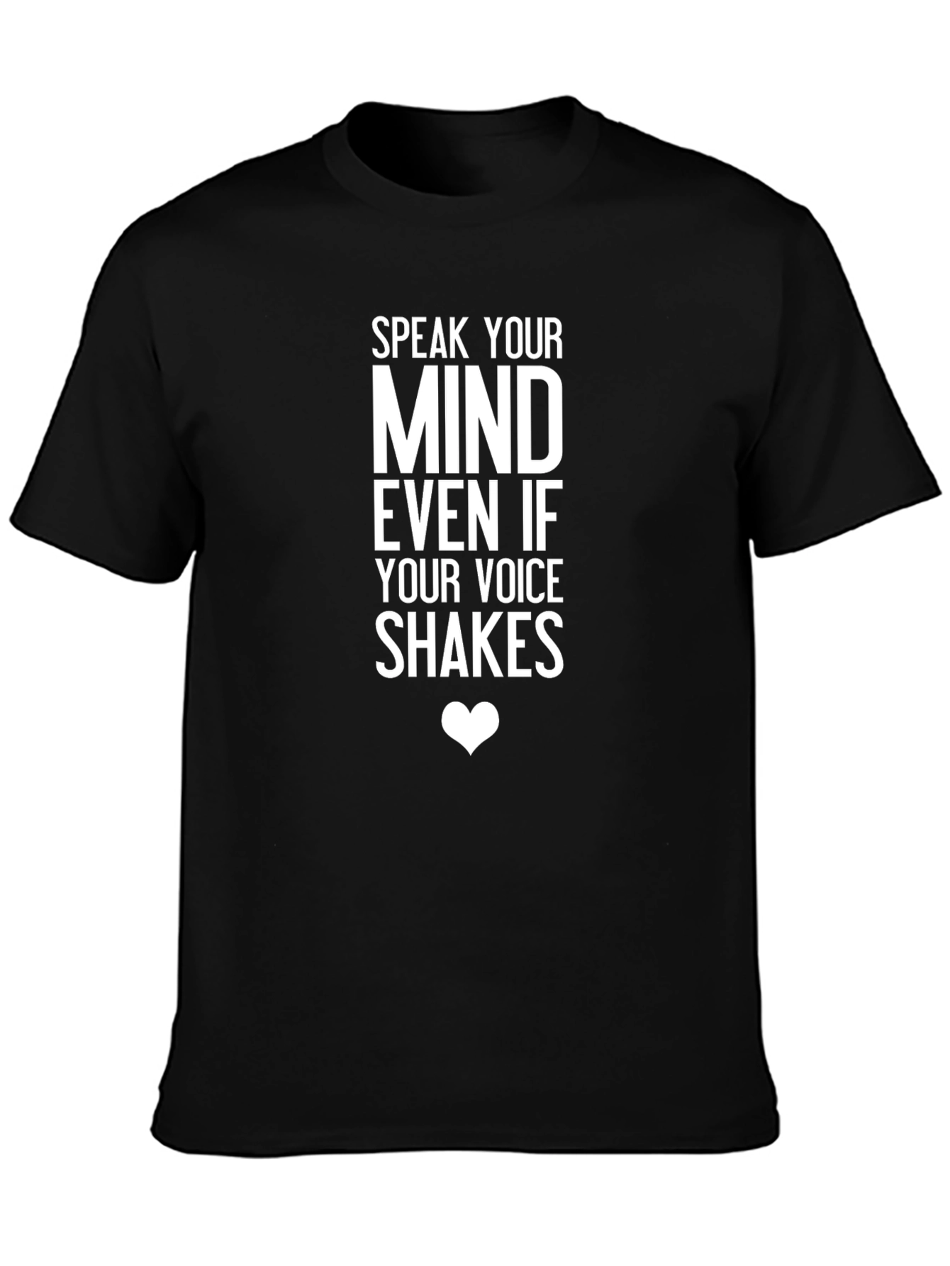 Speak Your Mind T-Shirt - Voice Shakes