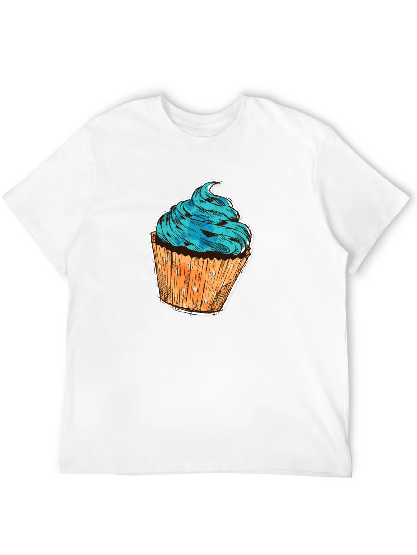 Cupcake Graphic T-Shirt - Sweet Treat Design