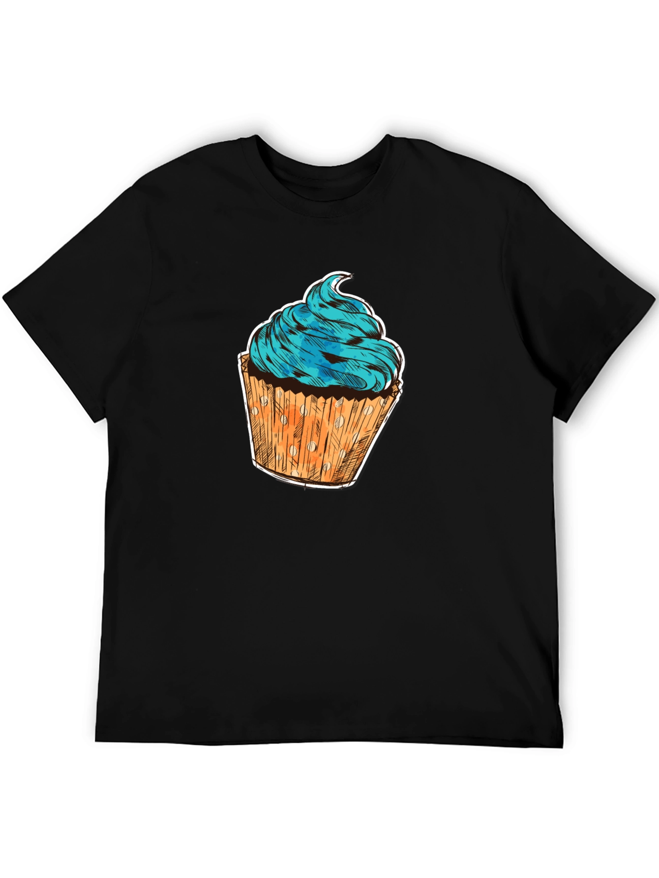 Cupcake Graphic T-Shirt - Sweet Treat Design