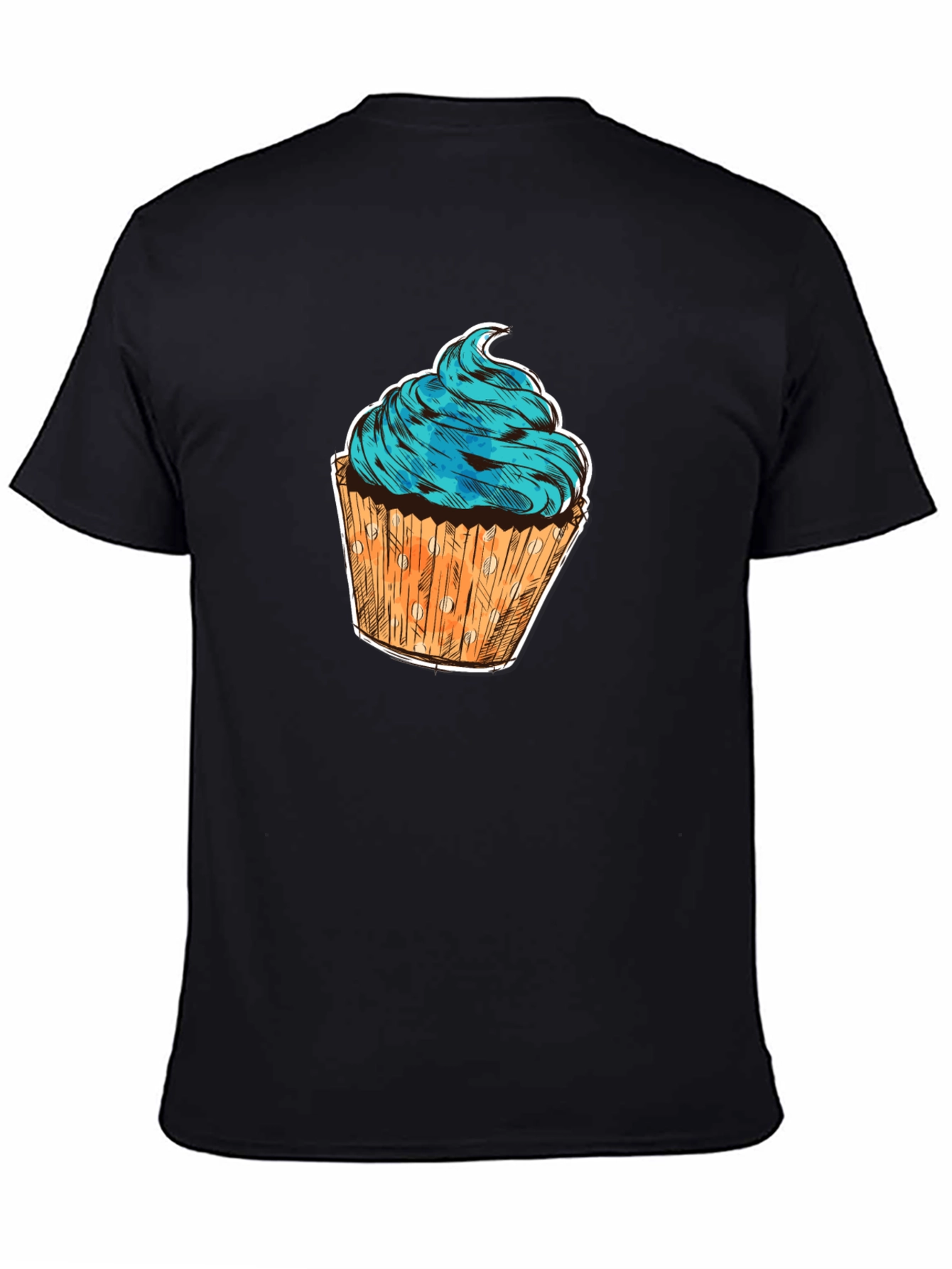 Cupcake Graphic T-Shirt - Sweet Treat Design