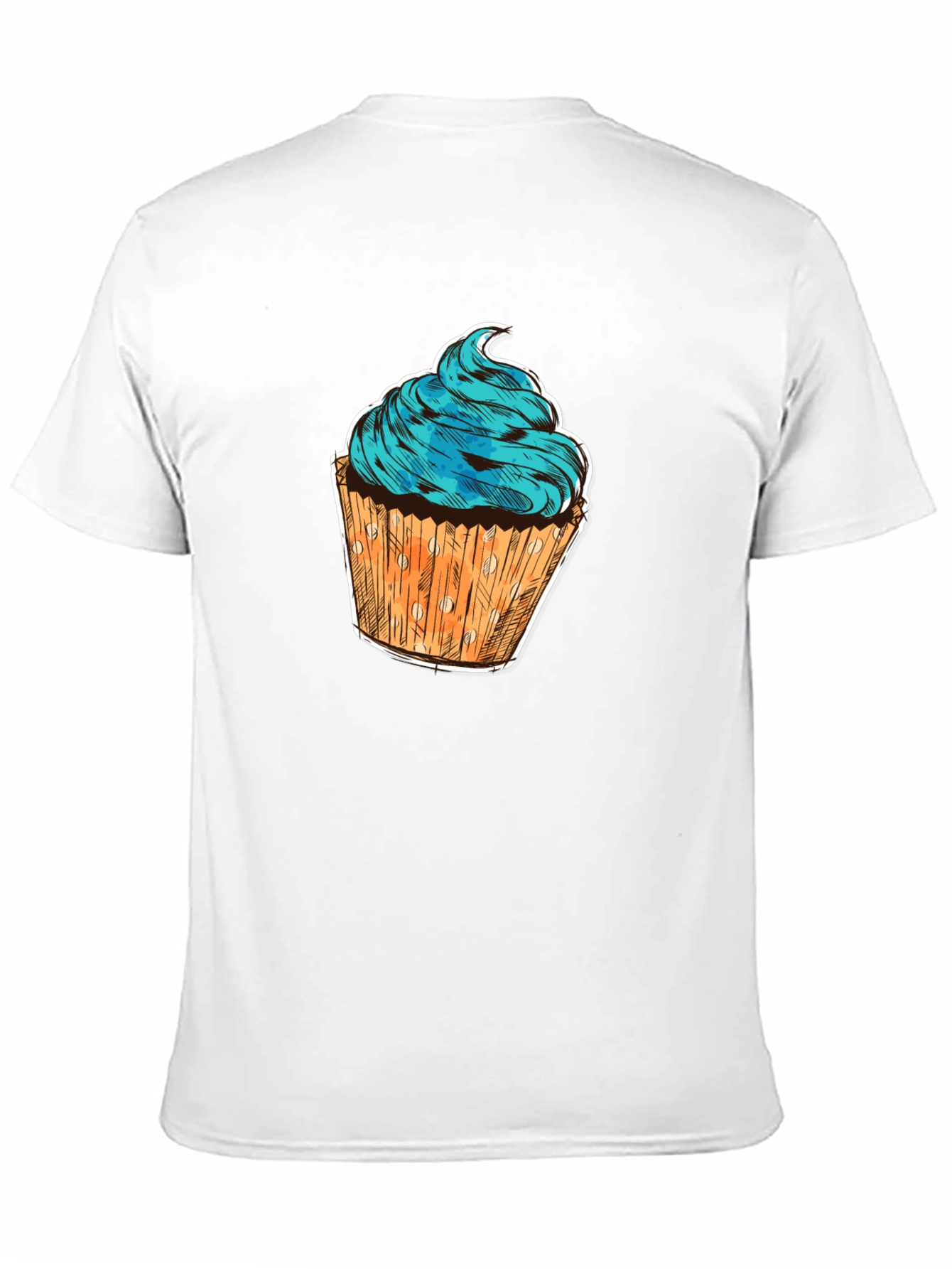 Cupcake Graphic T-Shirt - Sweet Treat Design