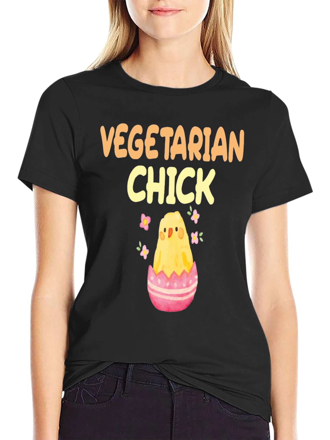 Vegetarian Chick Easter T-Shirt