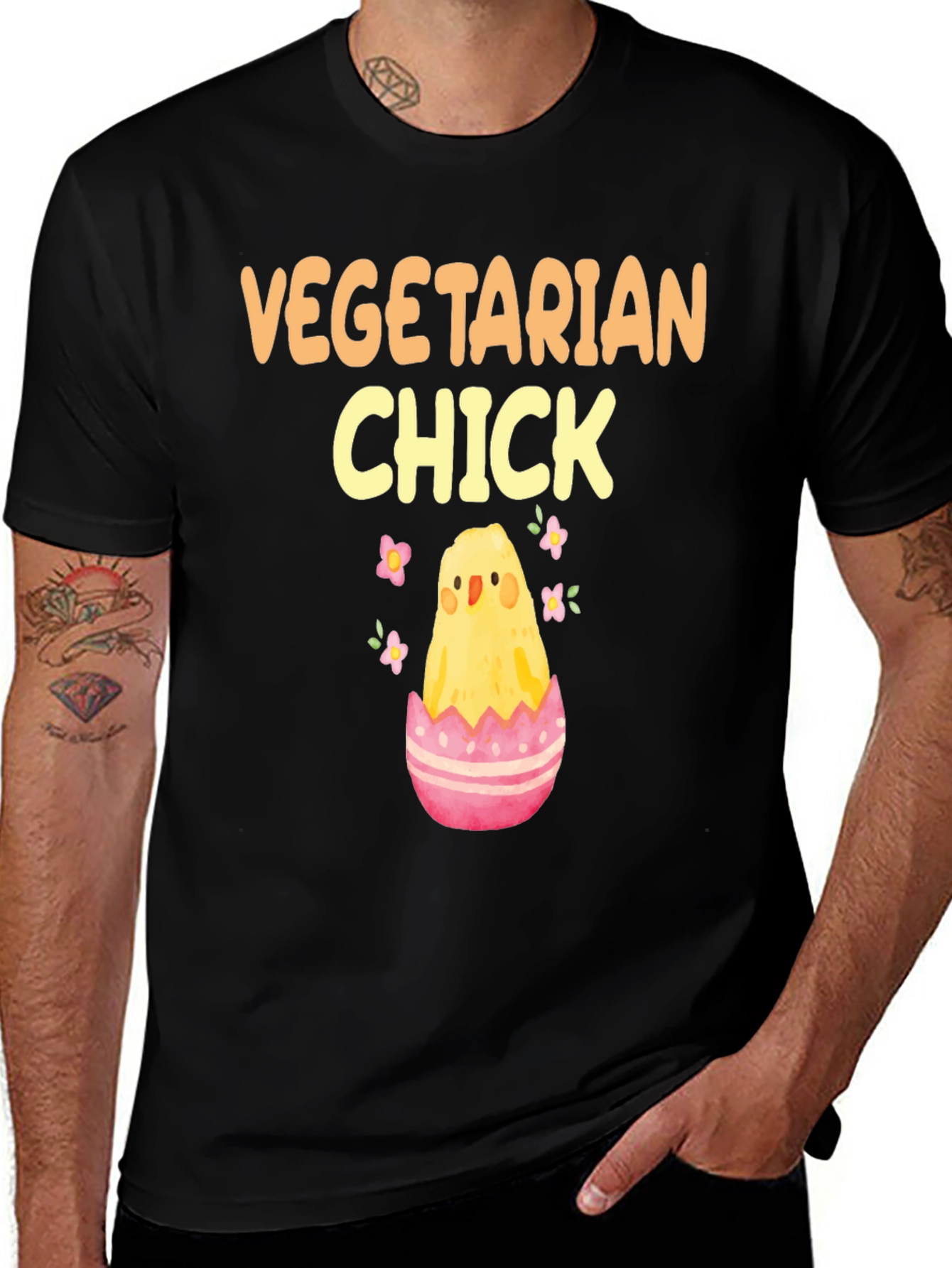 Vegetarian Chick Easter T-Shirt