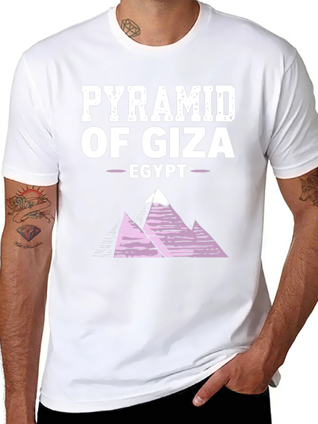 Pyramid of Giza Egypt Graphic T-Shirt