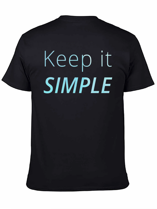 Keep It Simple Black T-Shirt