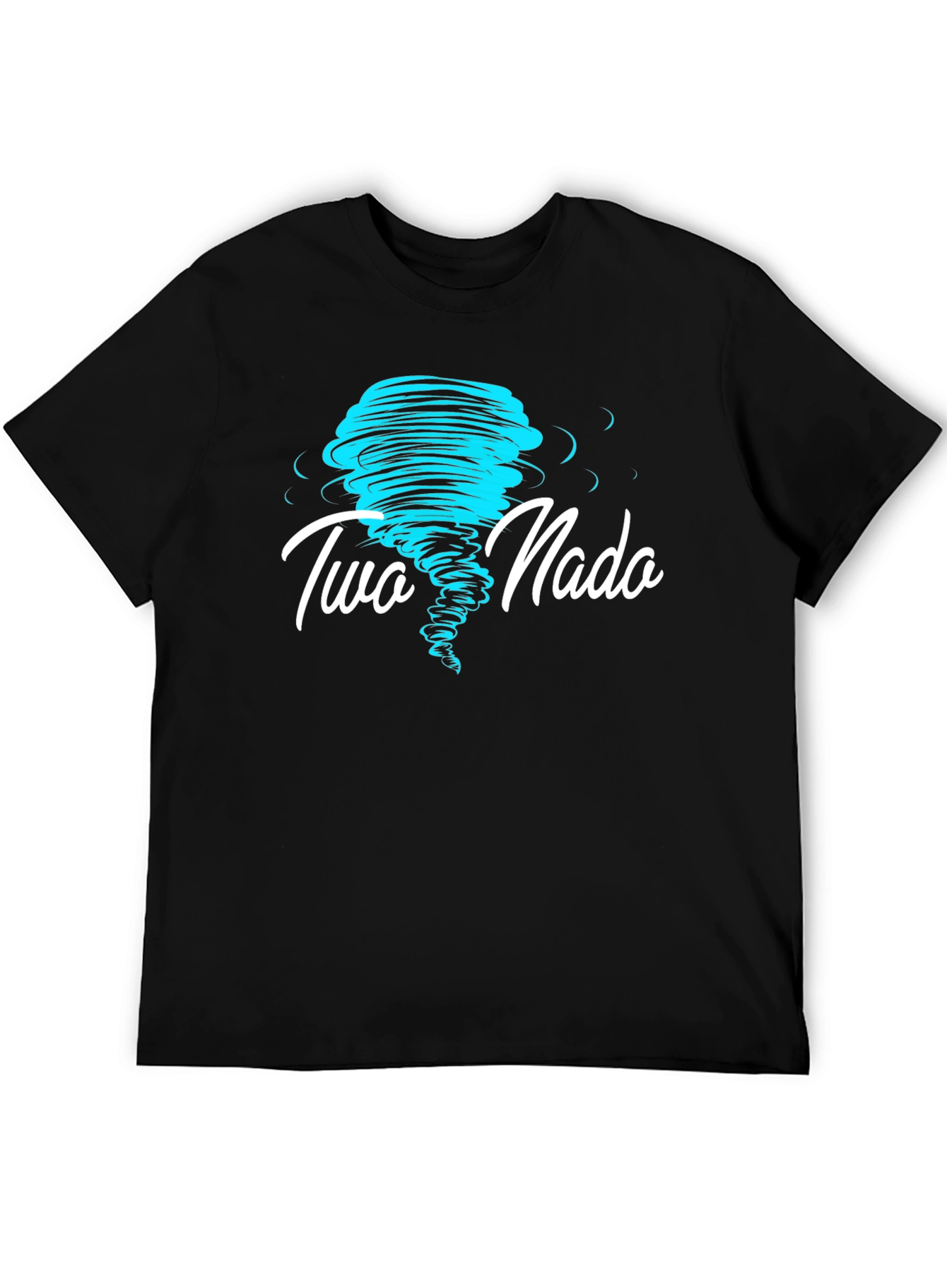 Two Nada Tornado Graphic Black T-Shirt