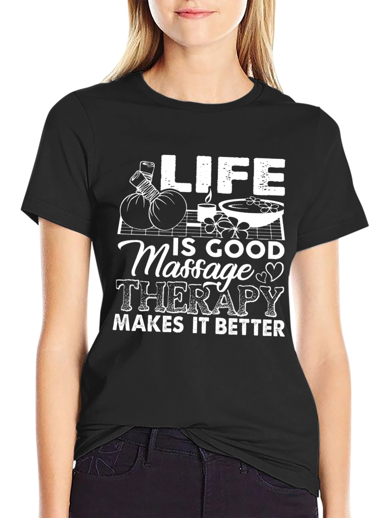 Life is Good Massage Therapy T-Shirt