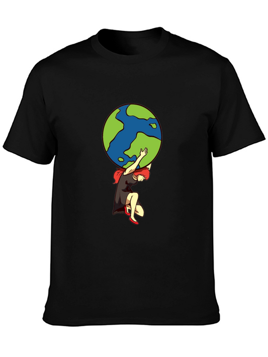 Atlas Woman T-Shirt - Carrying the World