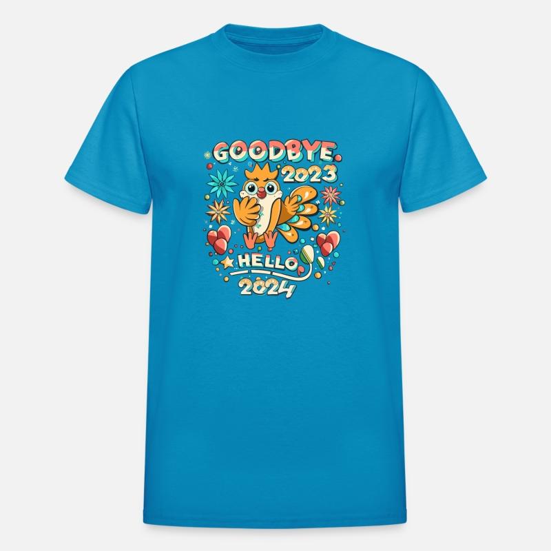 NYE Goodbye 2023 Hello 2024 Welcome New Year Squad