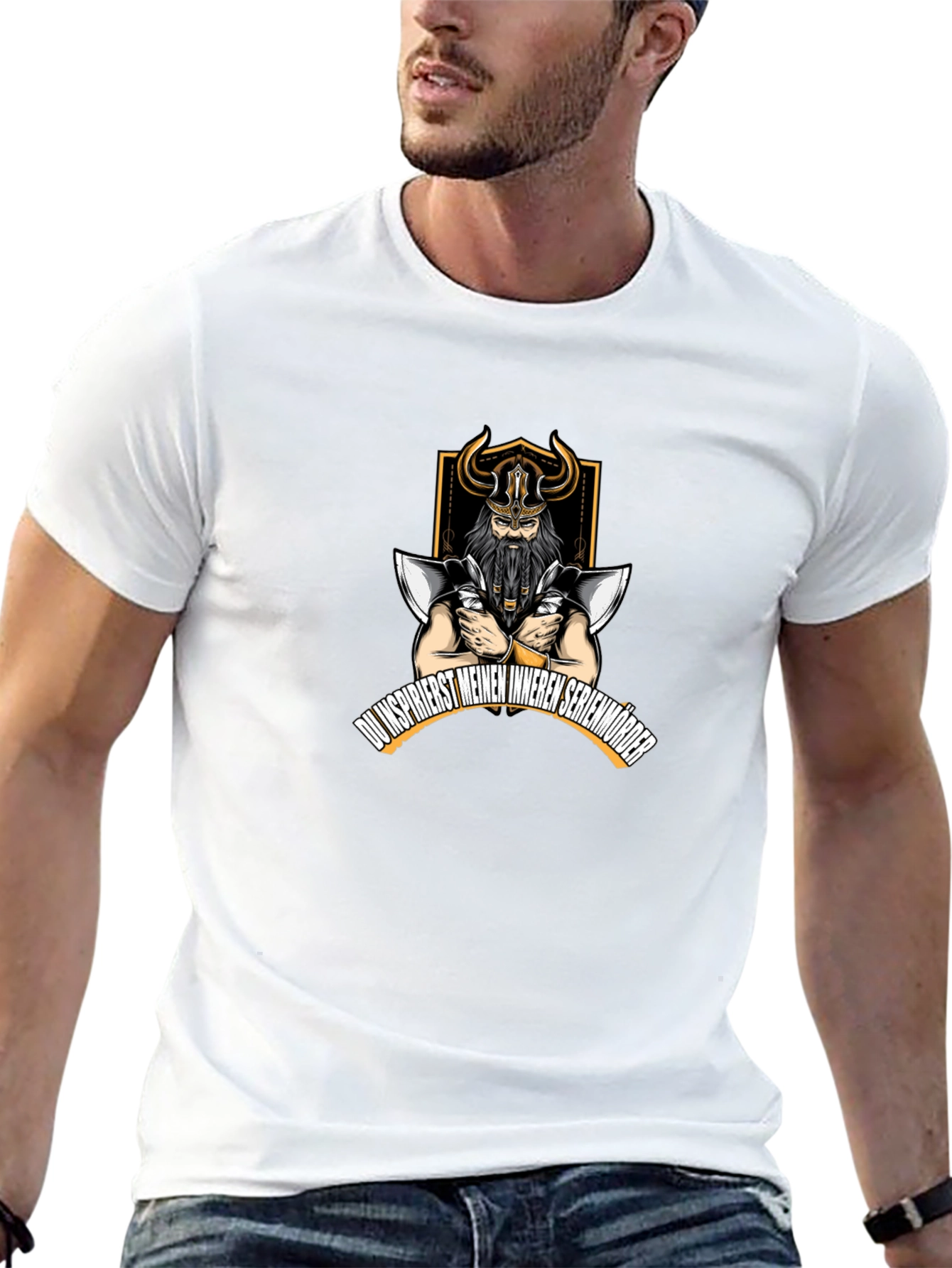 Viking Serial Killer Mens Graphic Tee