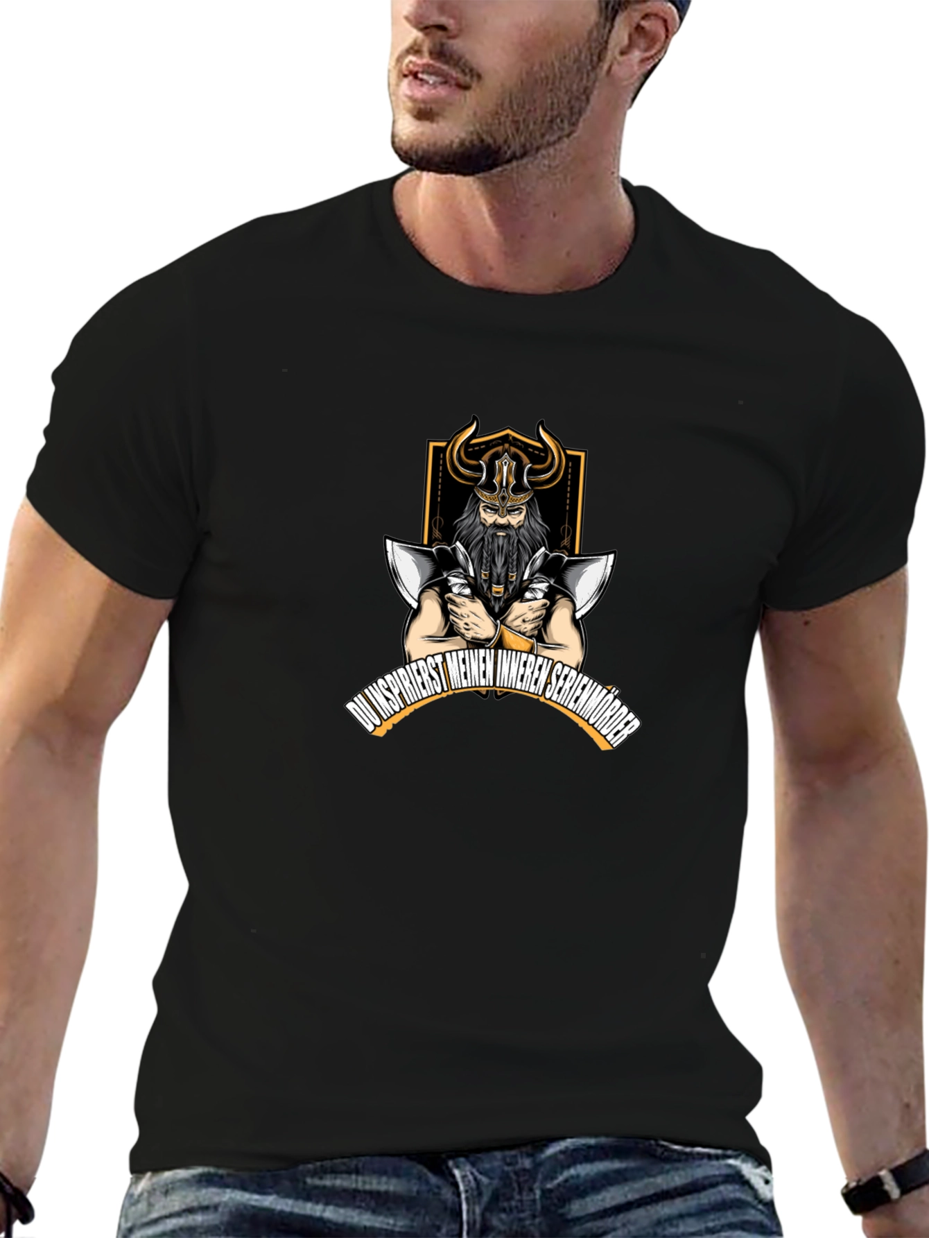 Viking Serial Killer Mens Graphic Tee
