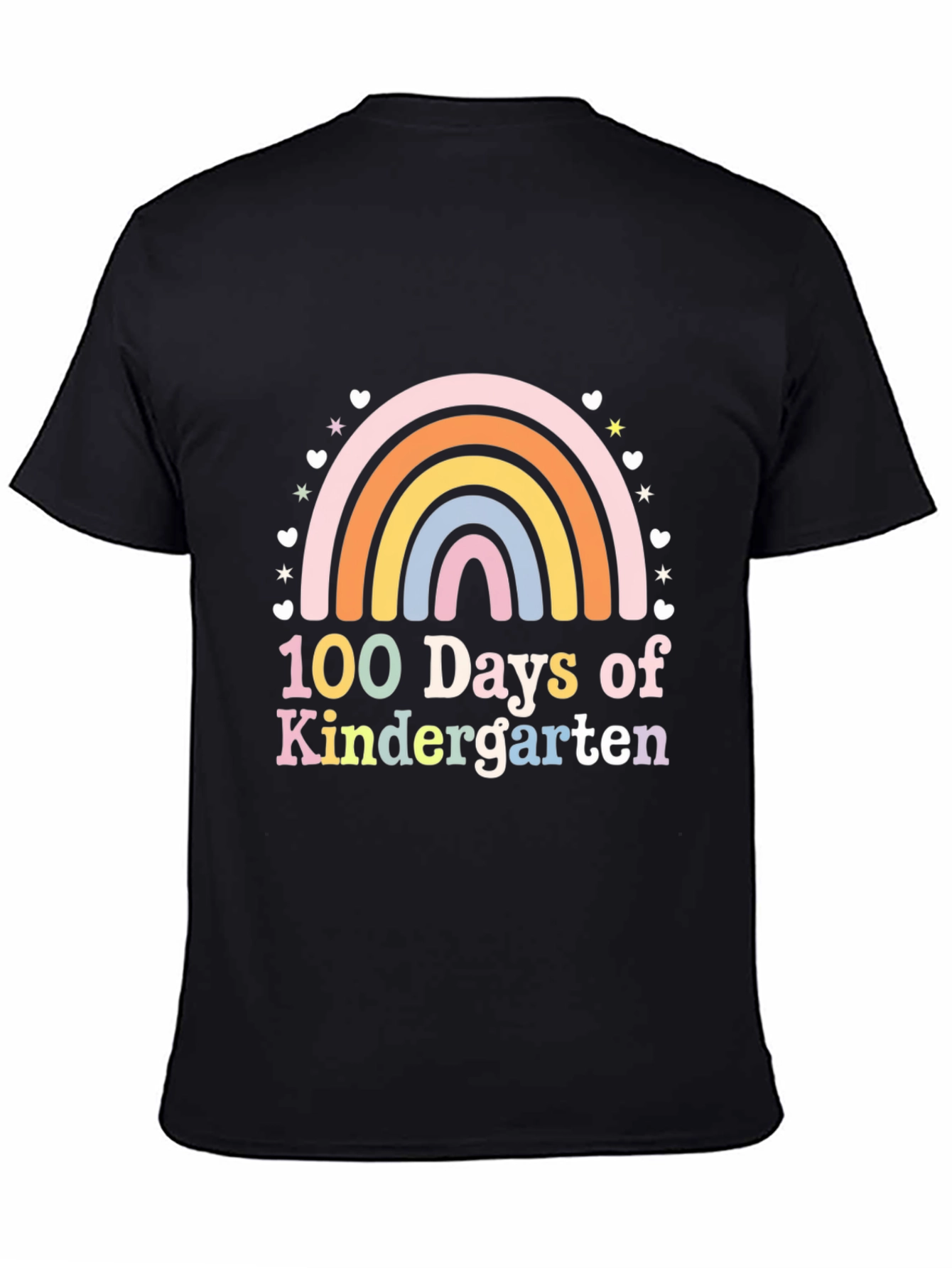100 Days of Kindergarten Rainbow T-Shirt