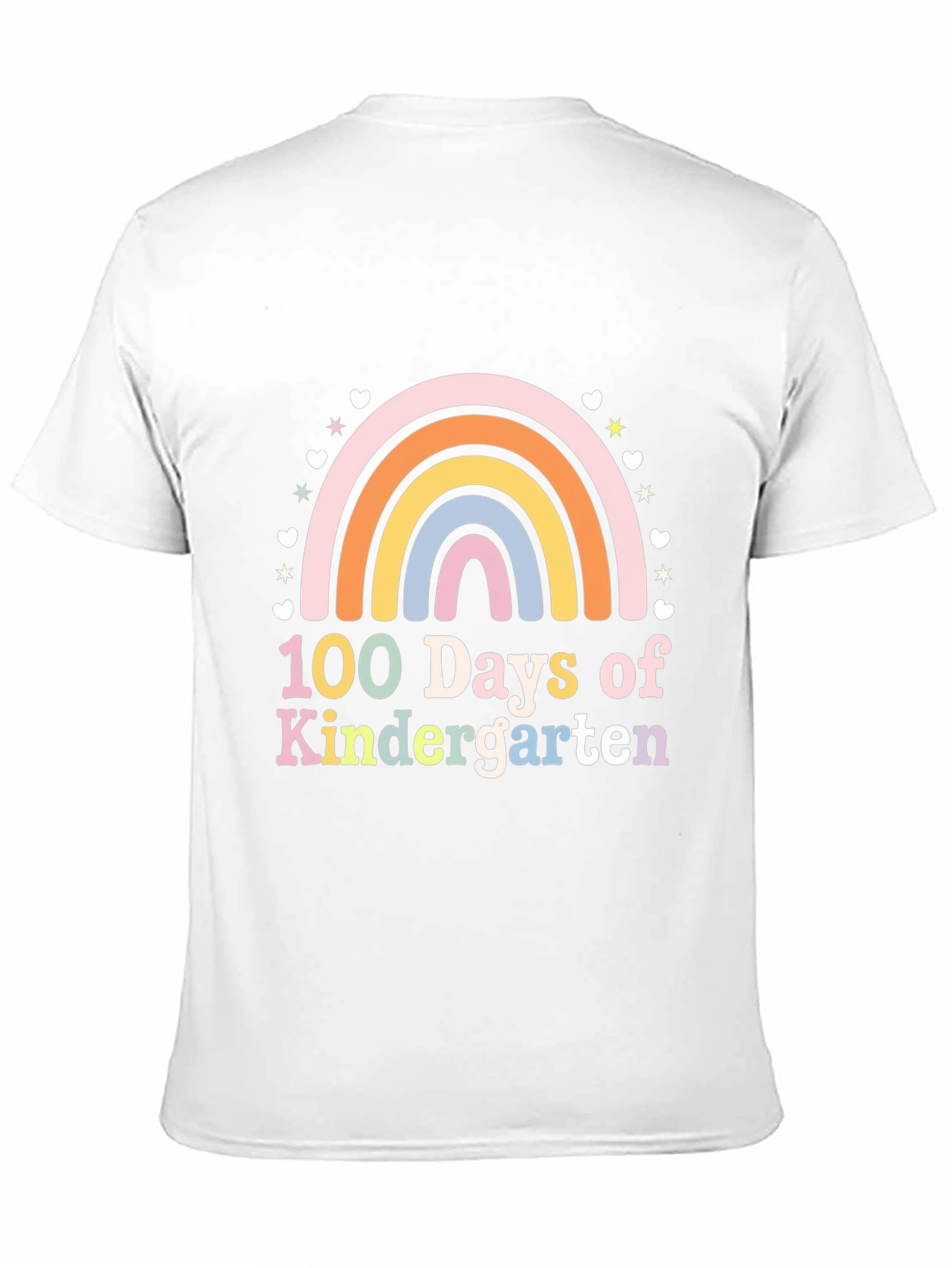 100 Days of Kindergarten Rainbow T-Shirt