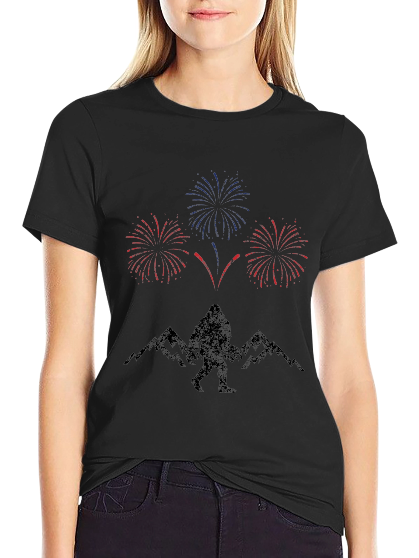 Sasquatch Fireworks Graphic Tee