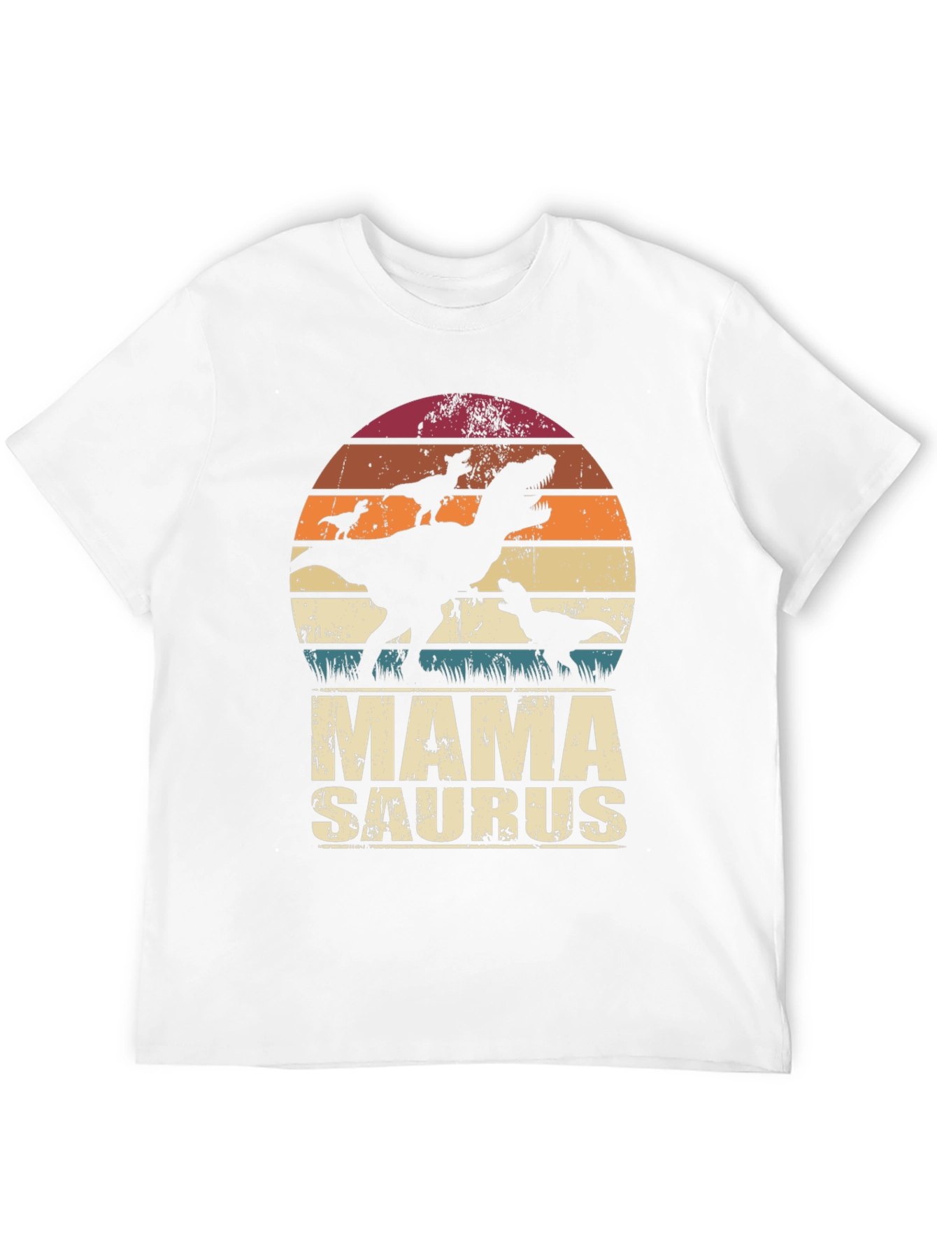 Mama Saurus T-Shirt - Dinosaur Mother Tee