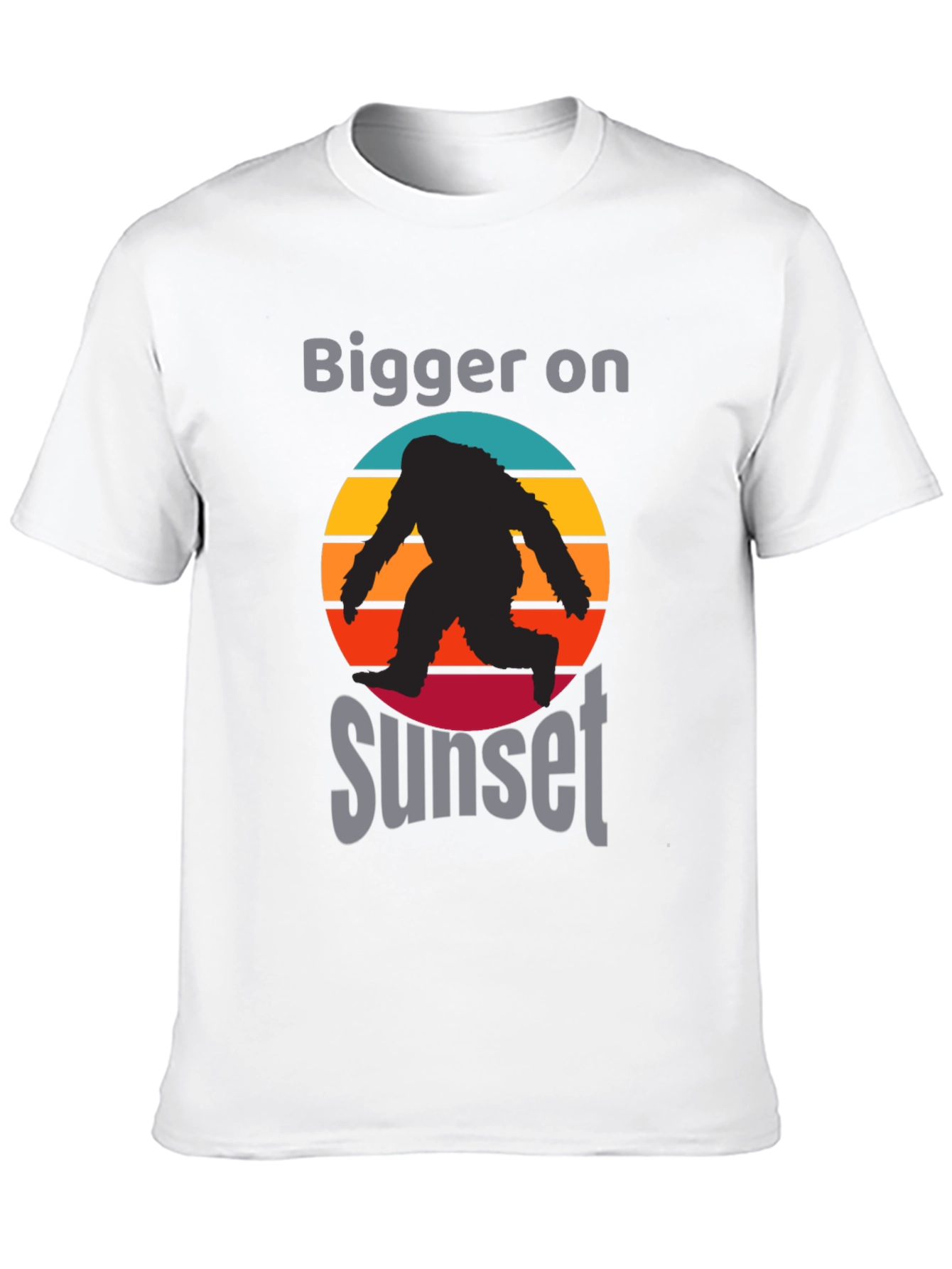 Bigger on Sunset Bigfoot Graphic Tee