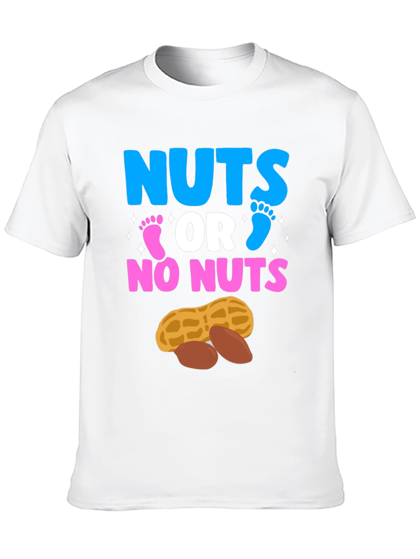 Nuts or No Nuts Gender Reveal T-Shirt