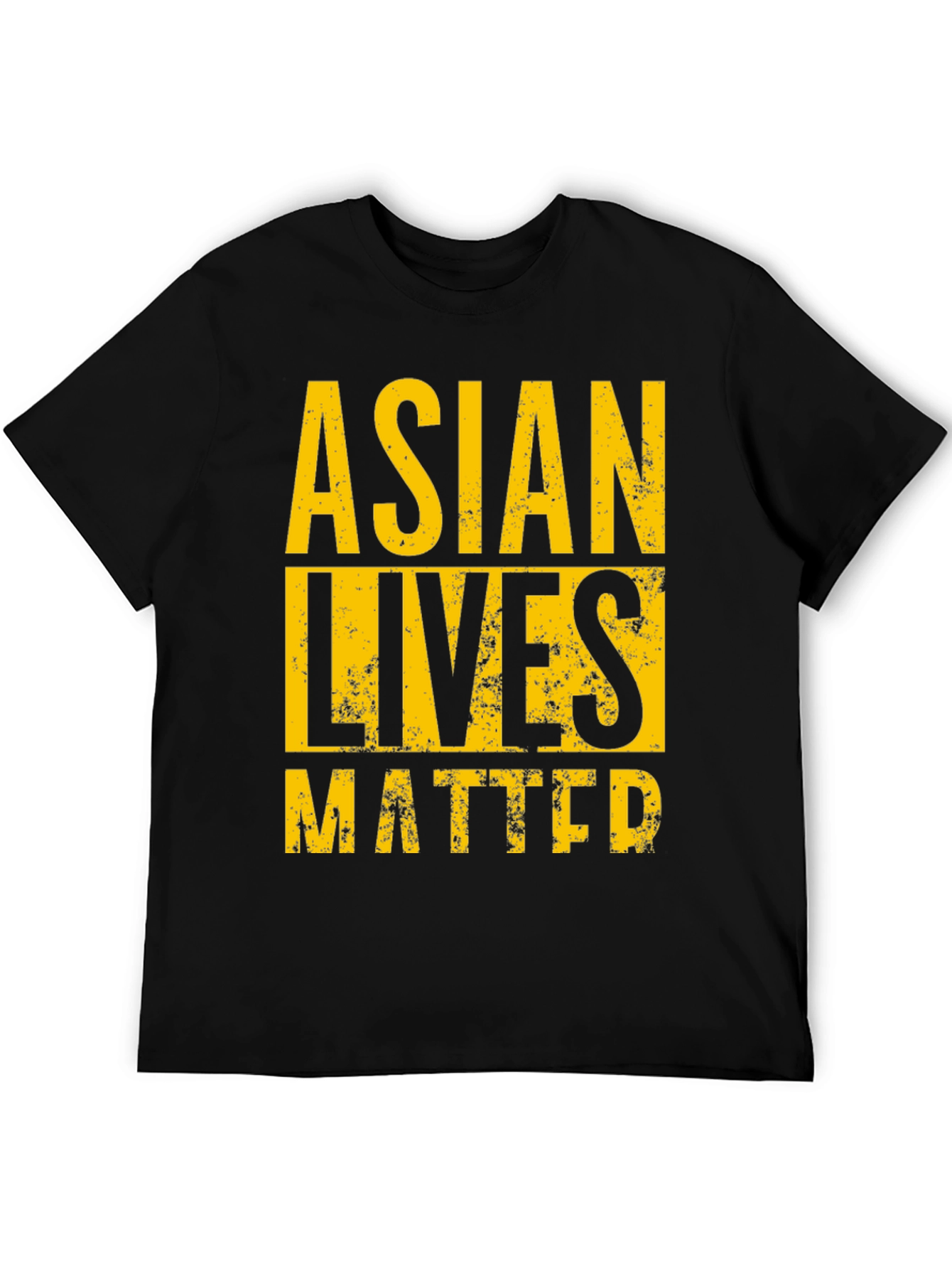 Asian Lives Matter Graphic T-Shirt Black