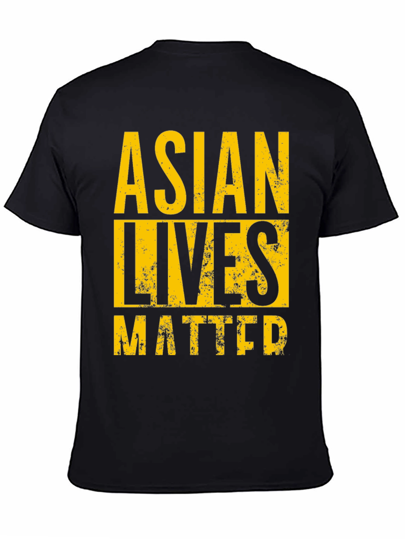 Asian Lives Matter Graphic T-Shirt Black