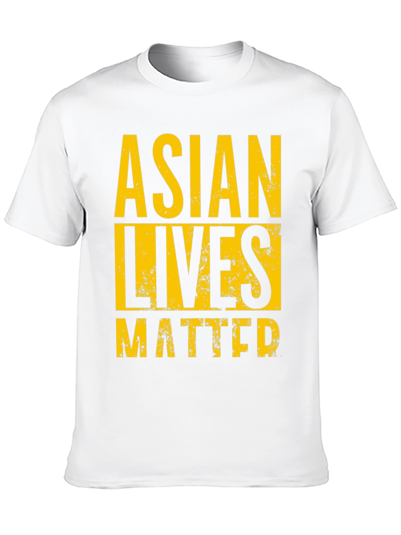Asian Lives Matter Graphic T-Shirt Black