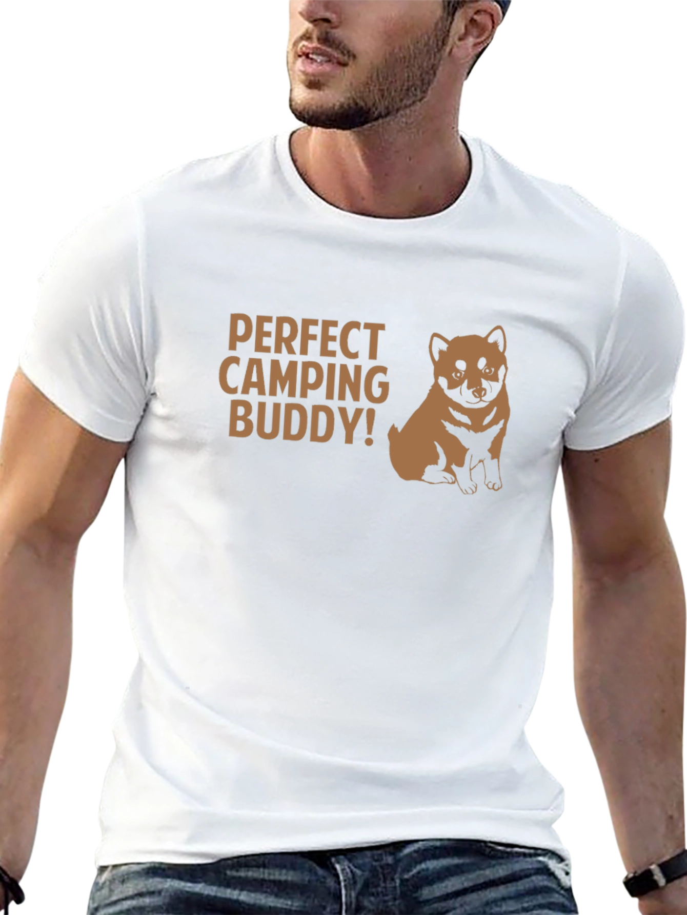 Perfect Camping Buddy T-Shirt - Dog Lover Tee
