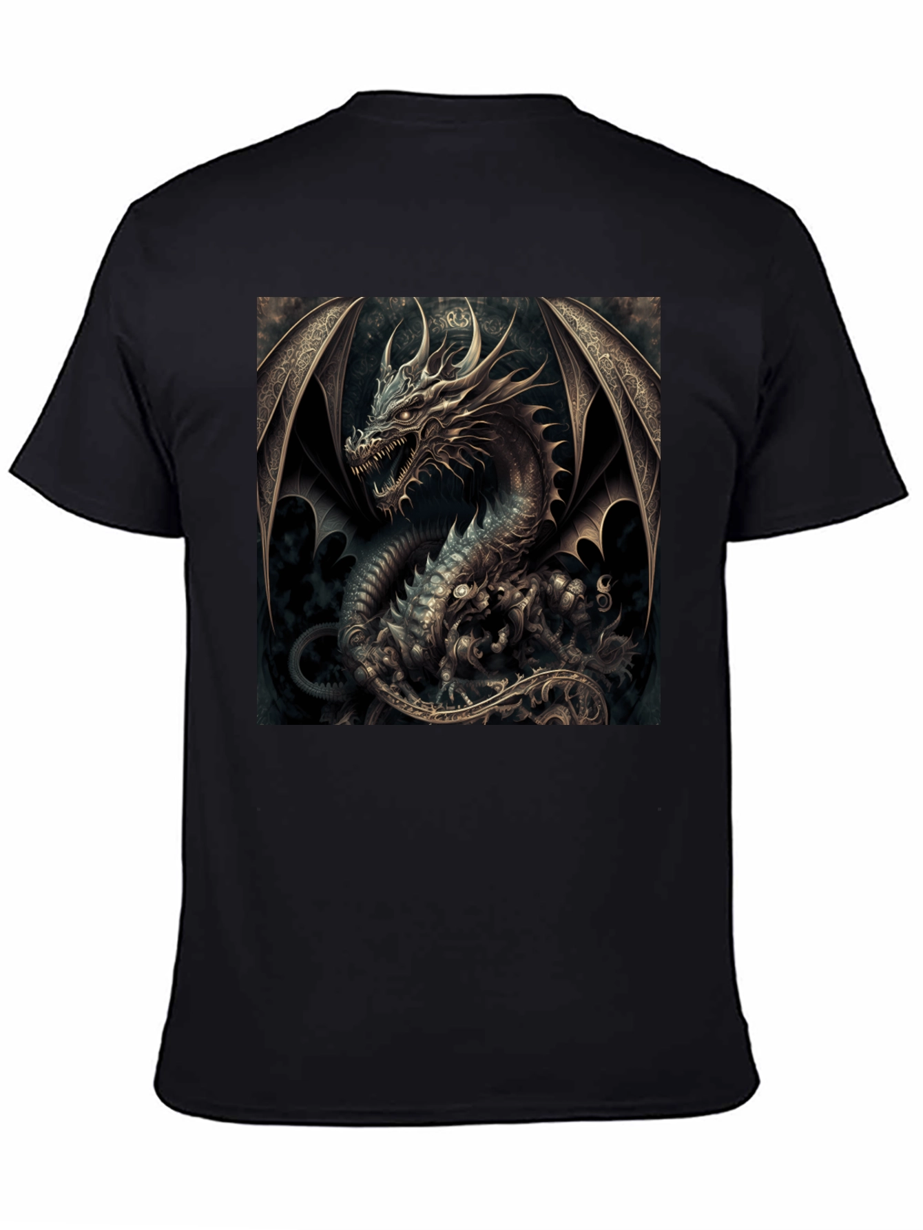 Dragon Graphic Black T-Shirt