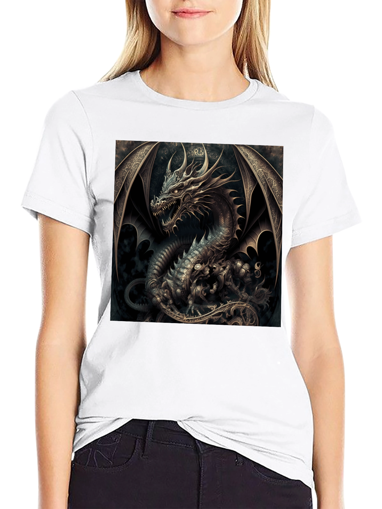 Dragon Graphic Black T-Shirt