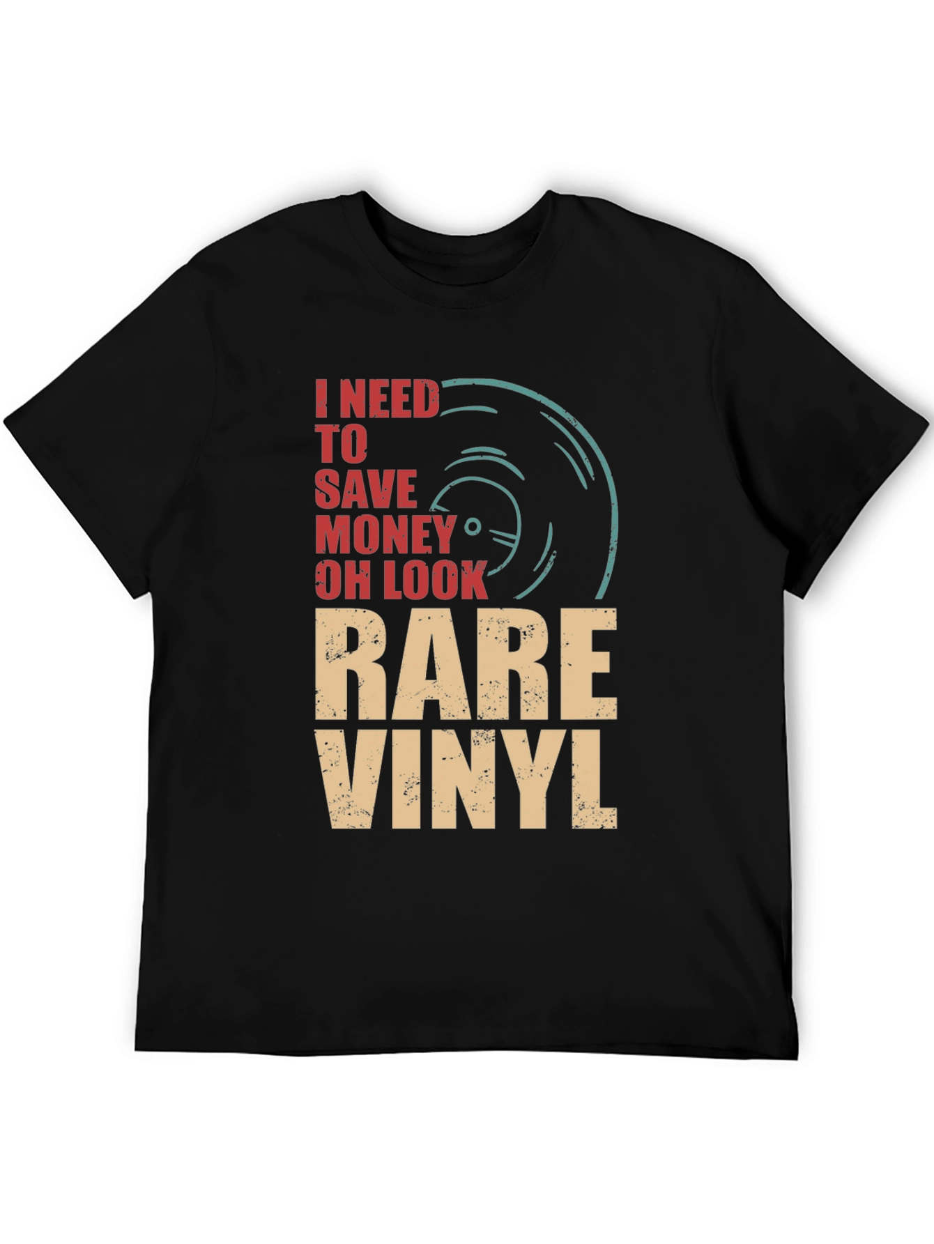 Rare Vinyl Music Lover T-Shirt