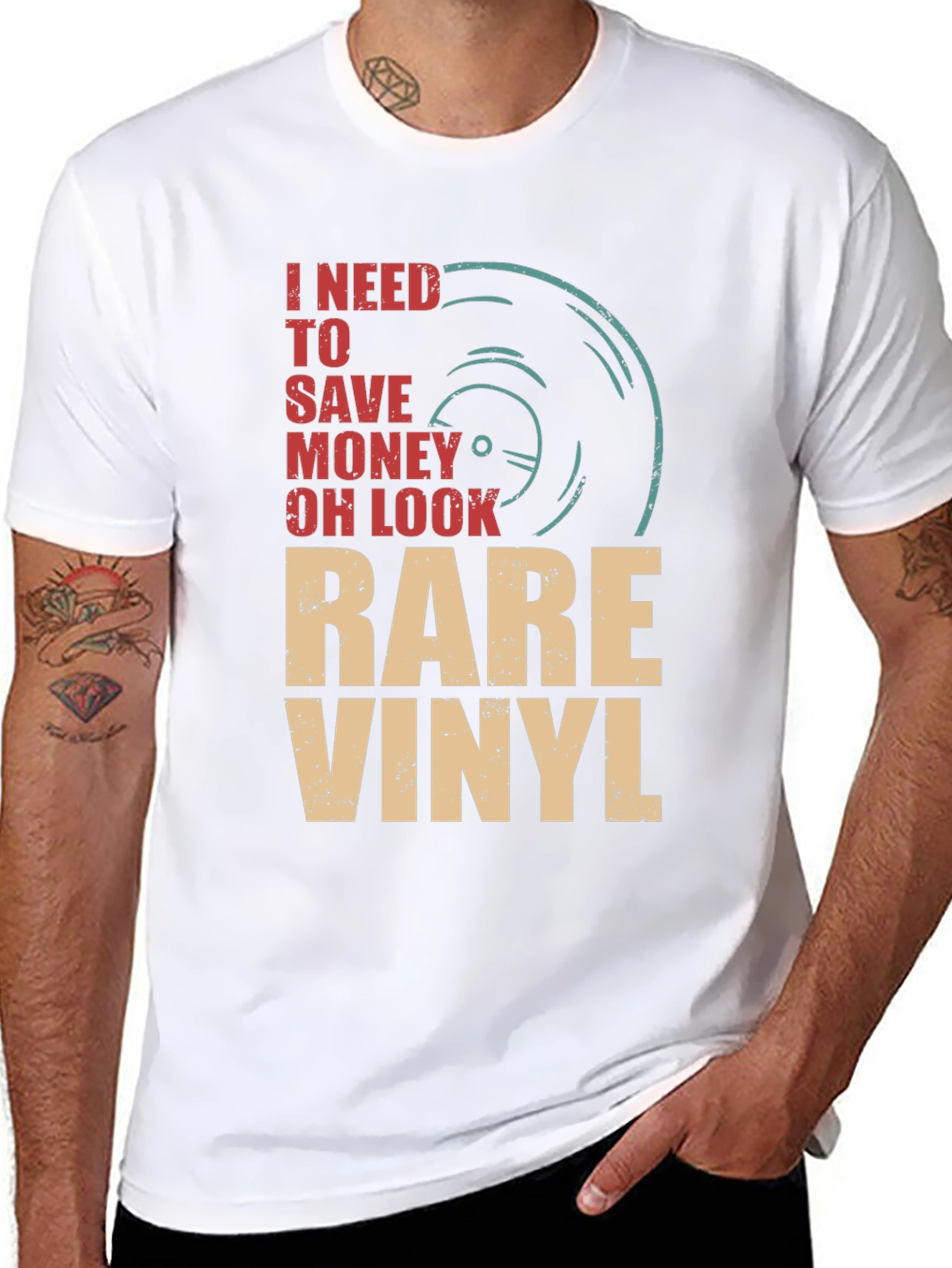 Rare Vinyl Music Lover T-Shirt