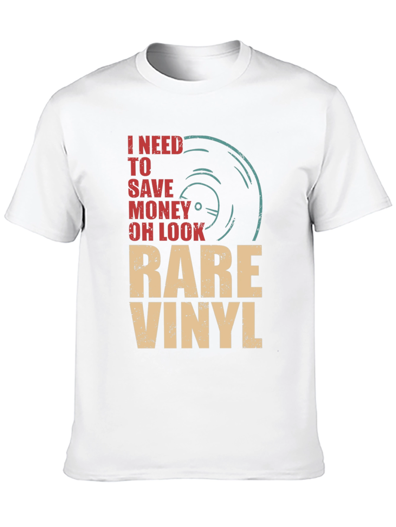 Rare Vinyl Music Lover T-Shirt