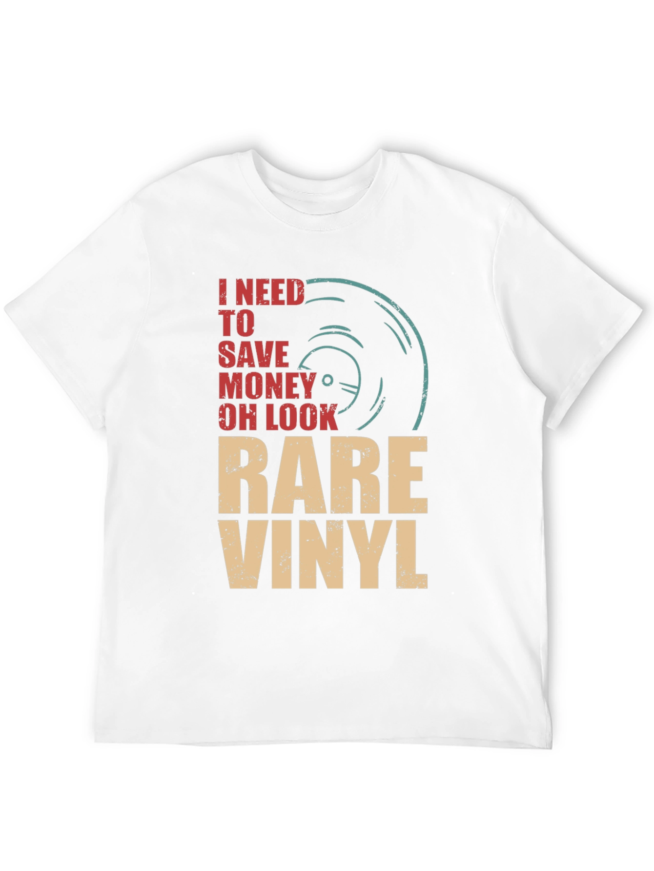 Rare Vinyl Music Lover T-Shirt