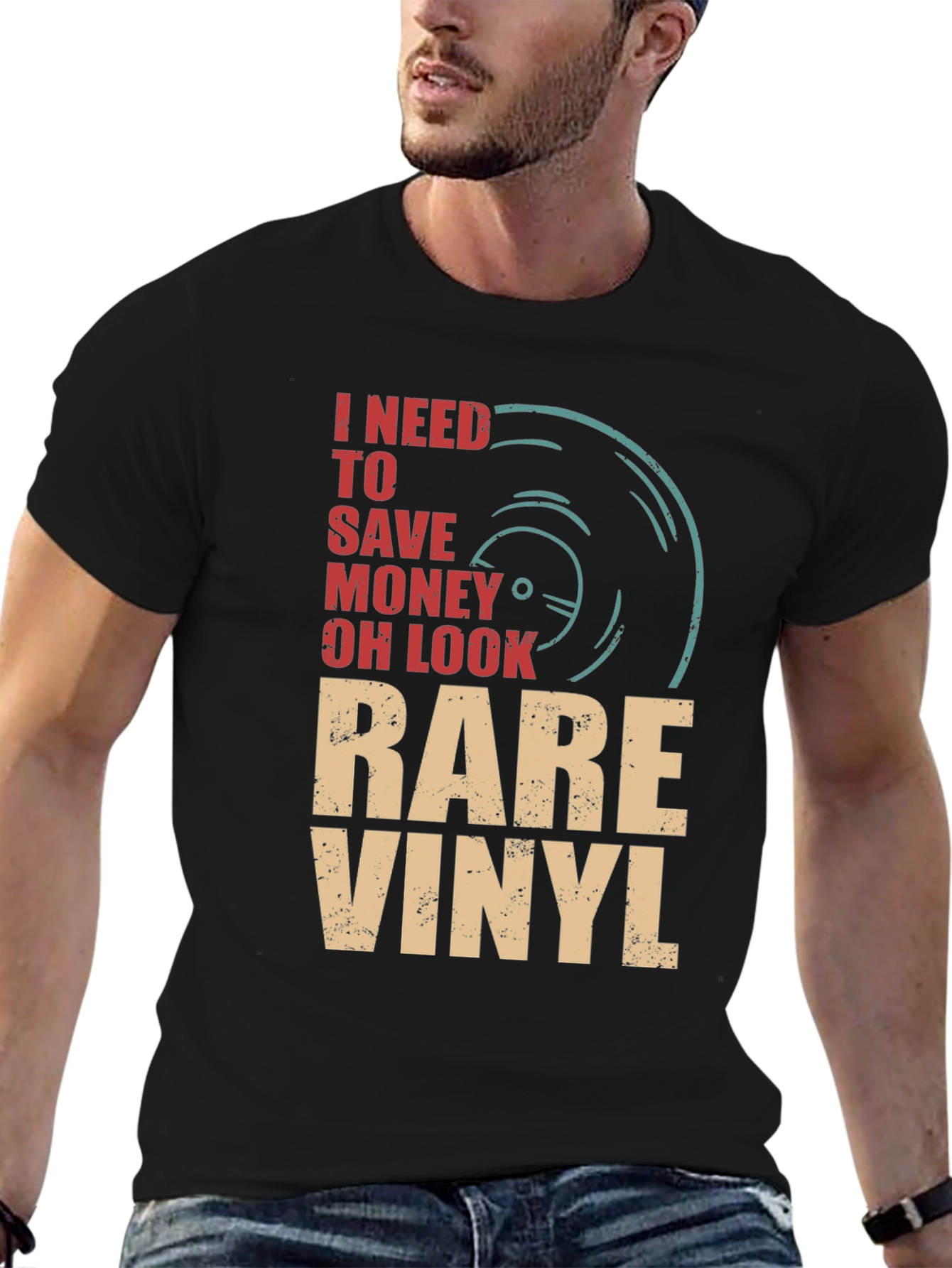 Rare Vinyl Music Lover T-Shirt