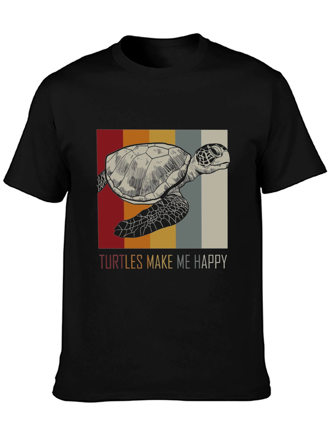 Turtles Make Me Happy Graphic Tee