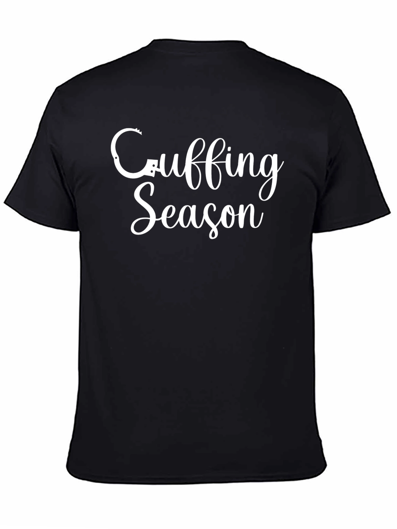Cuffing Season Graphic Tee - Black