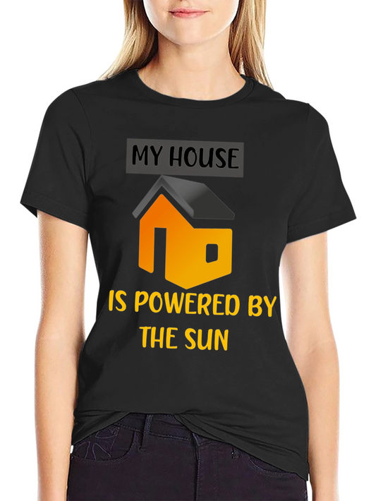 Eco-Friendly Solar Powered House T-Shirt
