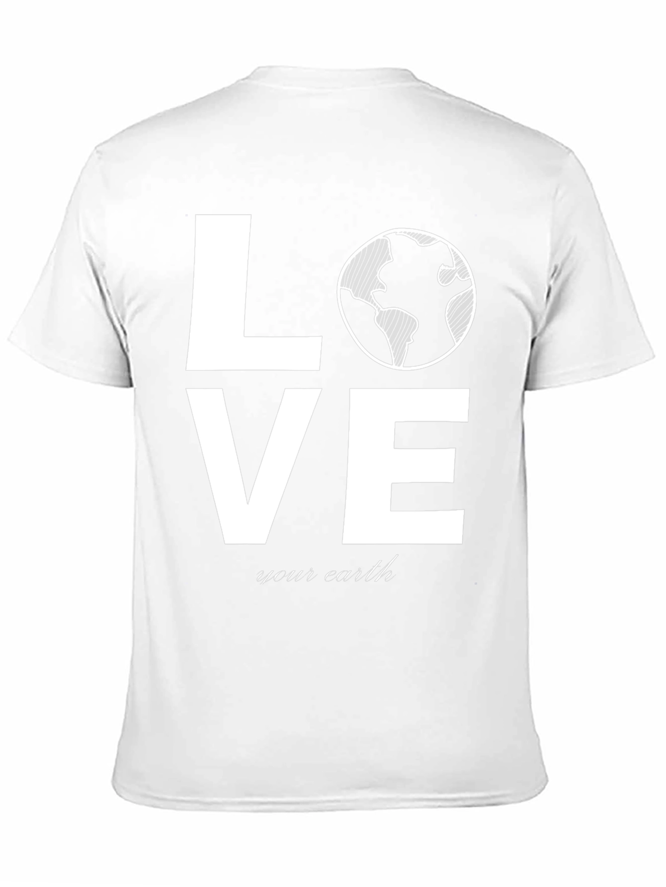 Love Your Earth Graphic Tee - Black Cotton