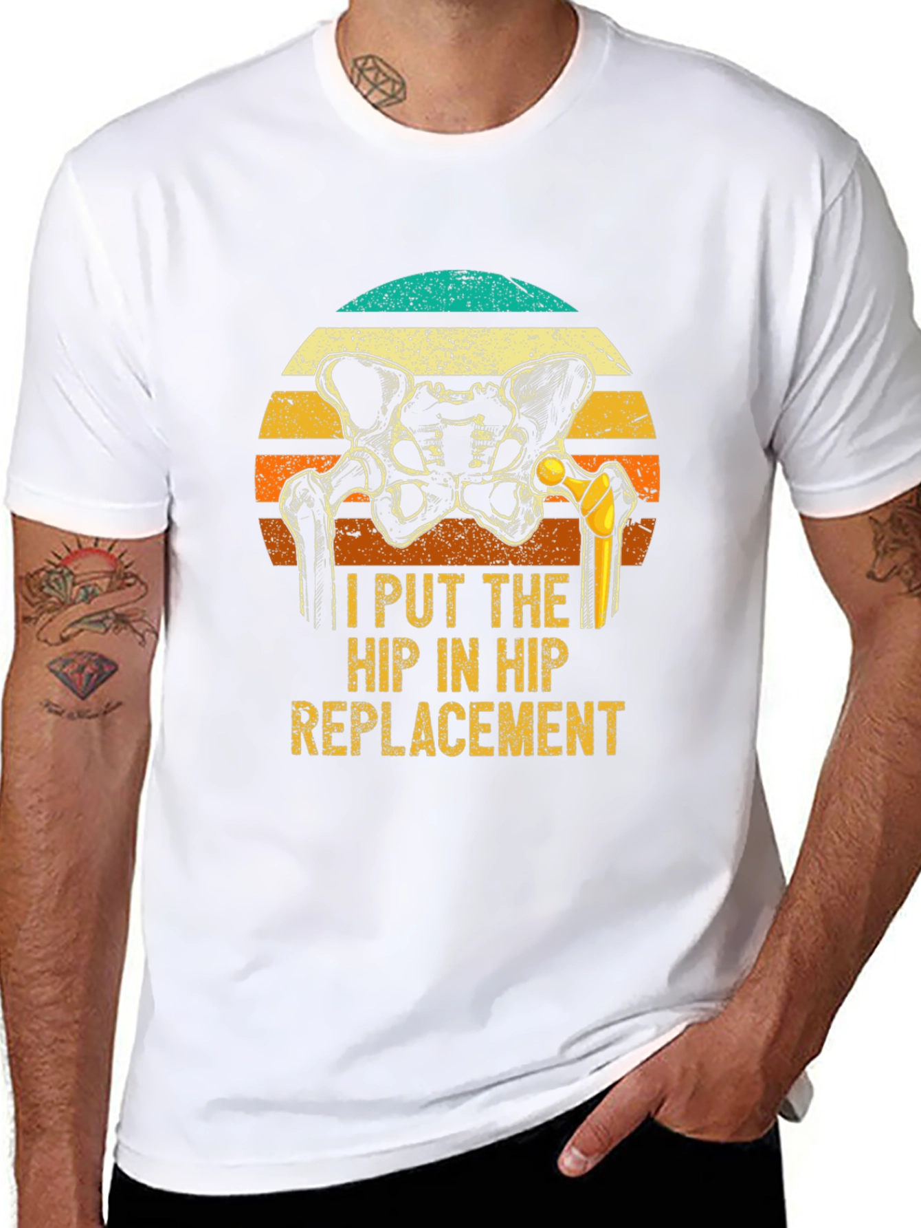 Hip Replacement Graphic Tee - Funny Surgeon Gift