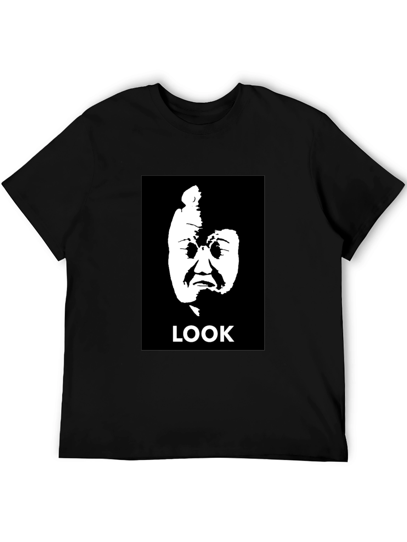 Look Meme Black Graphic Tee