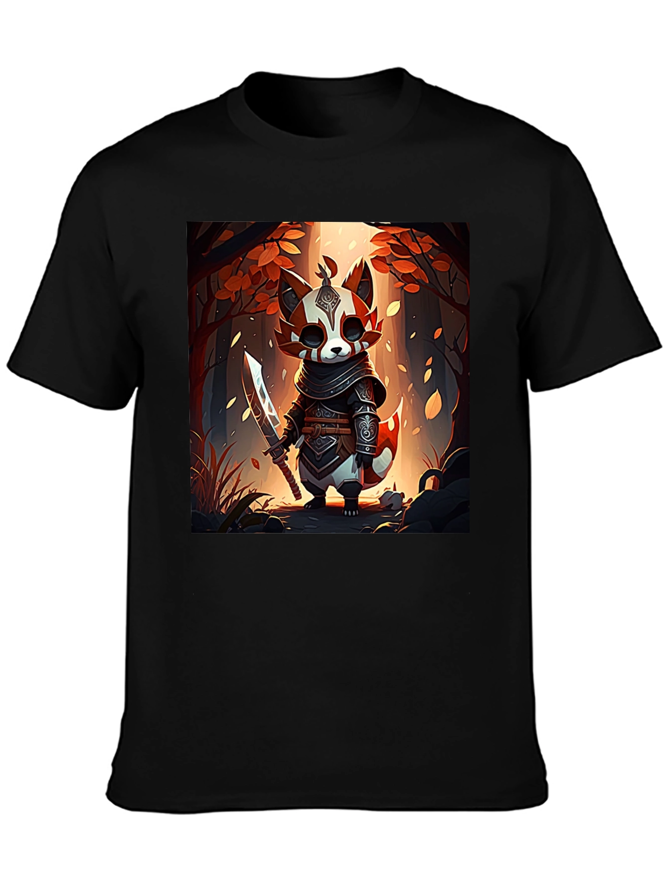 Warrior Raccoon Graphic Tee